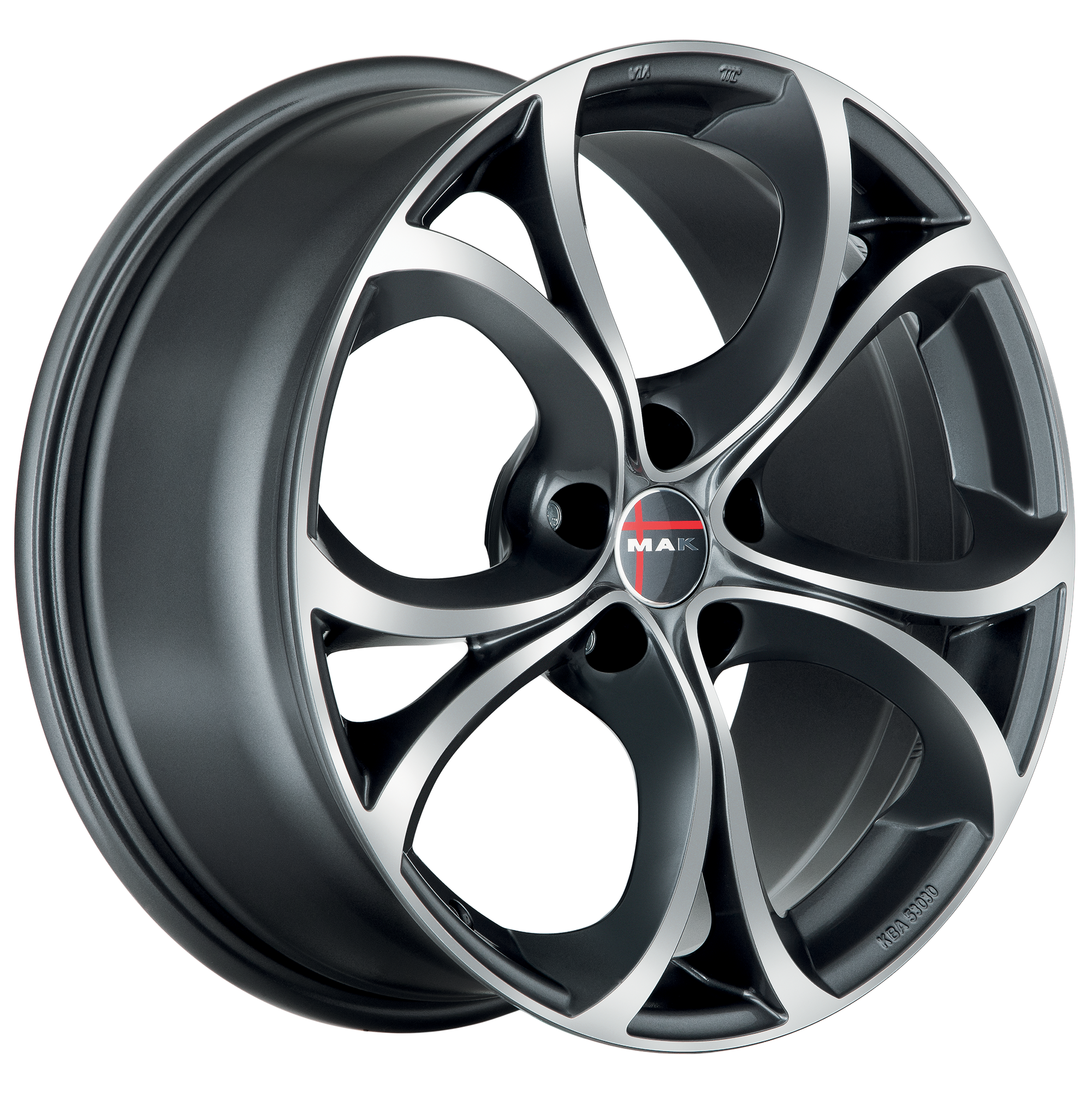 MAK Lario Gun Metallic Mirror 3 4