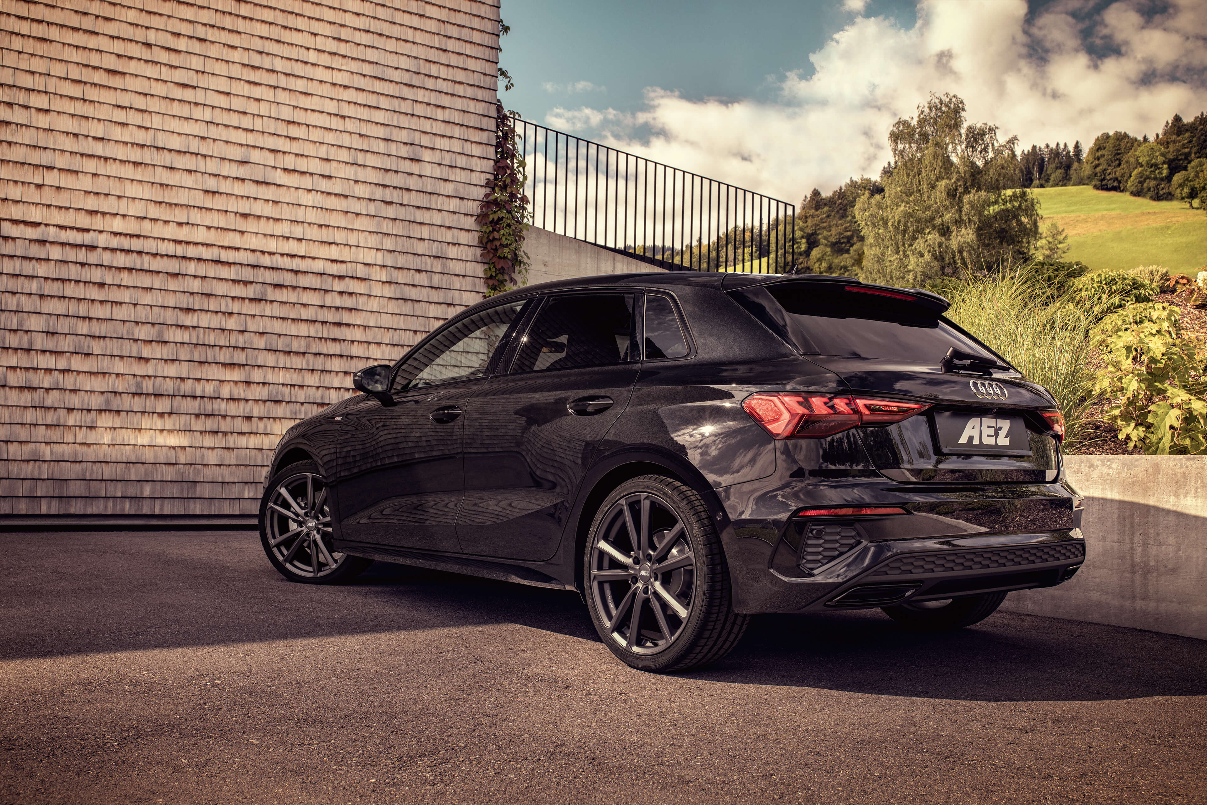 AEZ Tioga graphite  Audi A3s rear