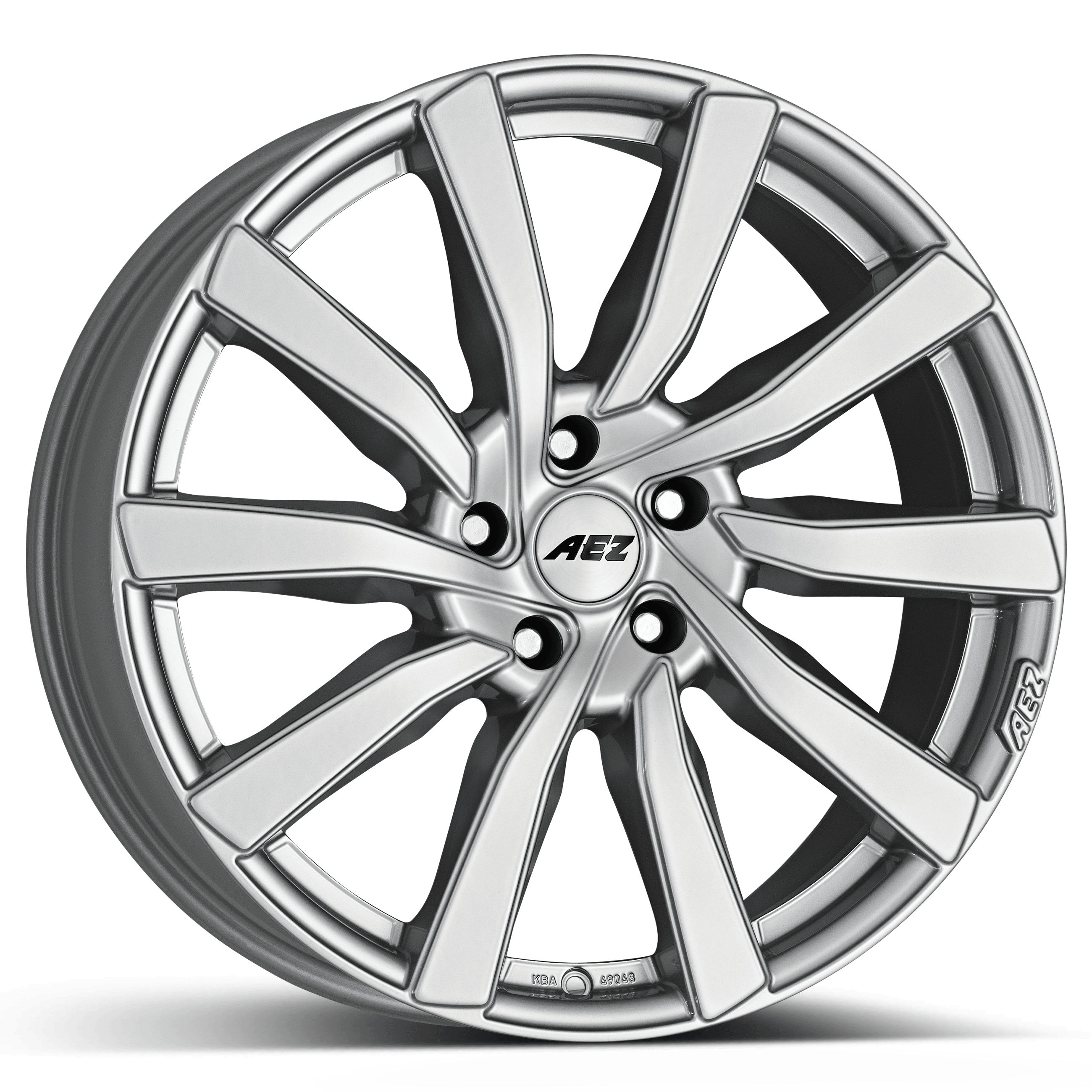 AEZ Reef silver dynamic alloy rim side view