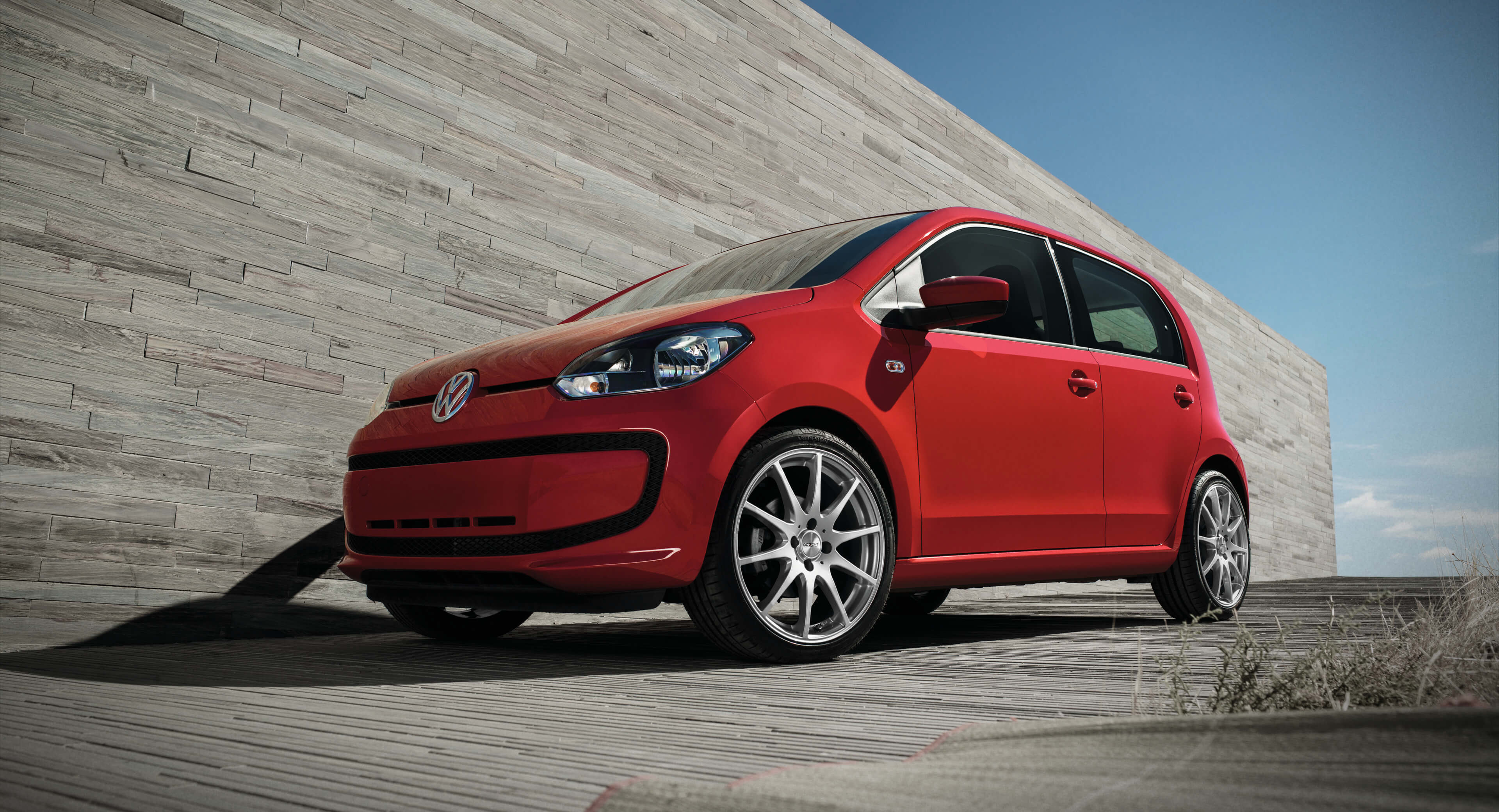 VW Up! DEZENT TI silver alloy wheel TPMS fit 14" 15" 16"