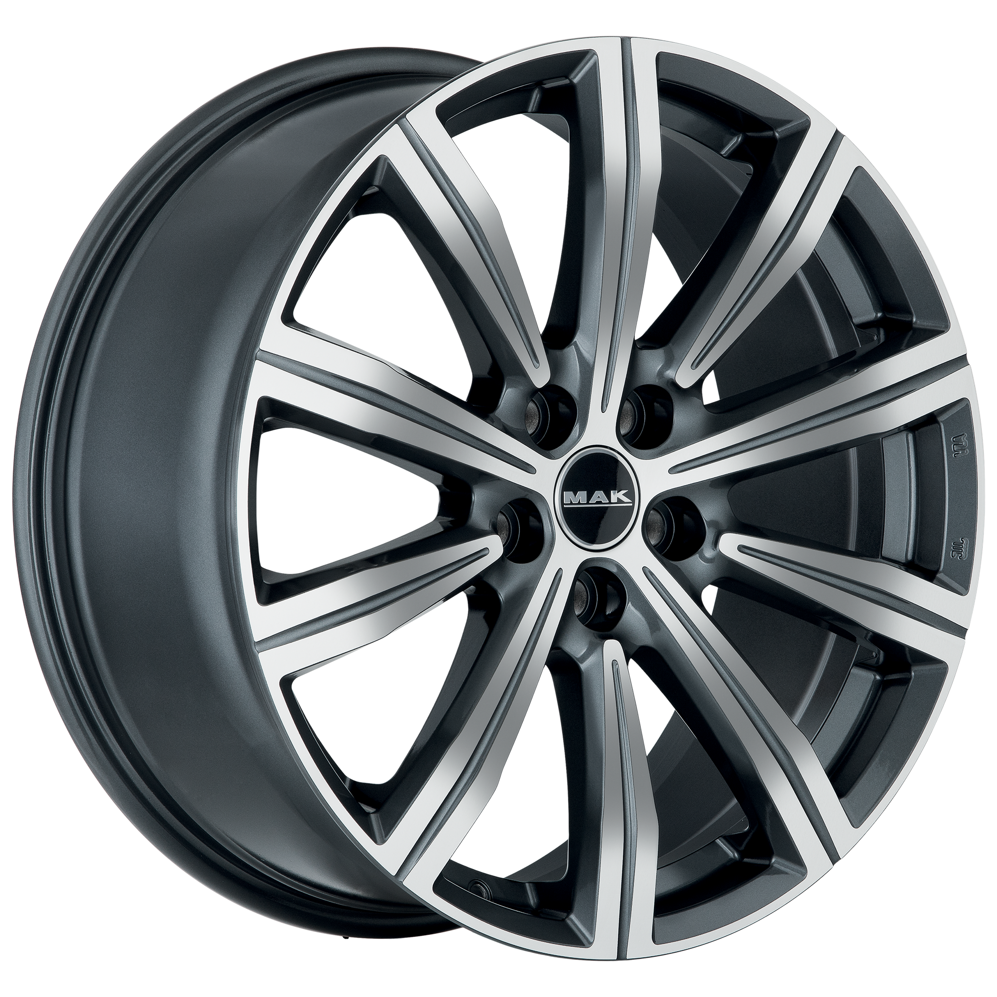 MAK Birmingham Gun Metallic Mirror 3 4