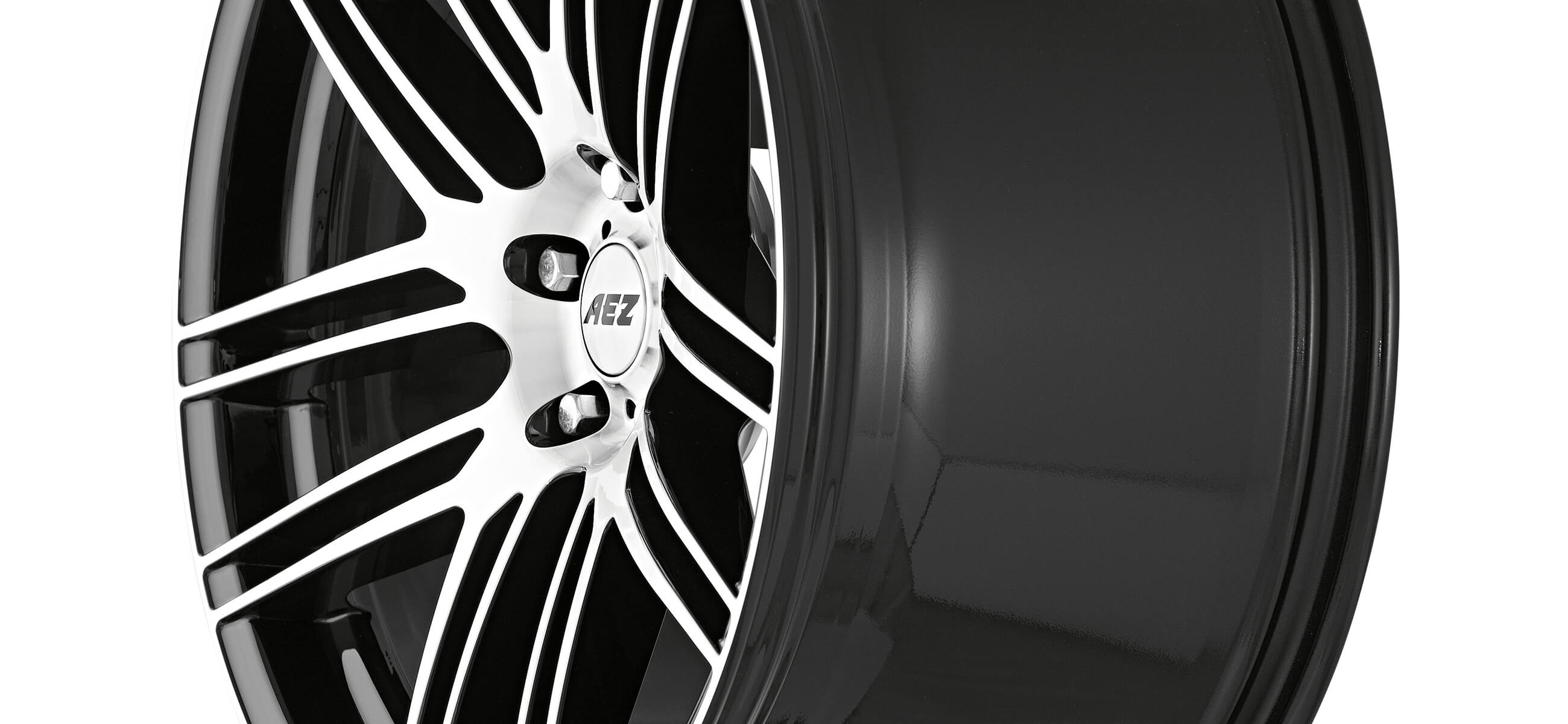 AEZ Cliff dark elegant alloy wheel close up side view ALCAR