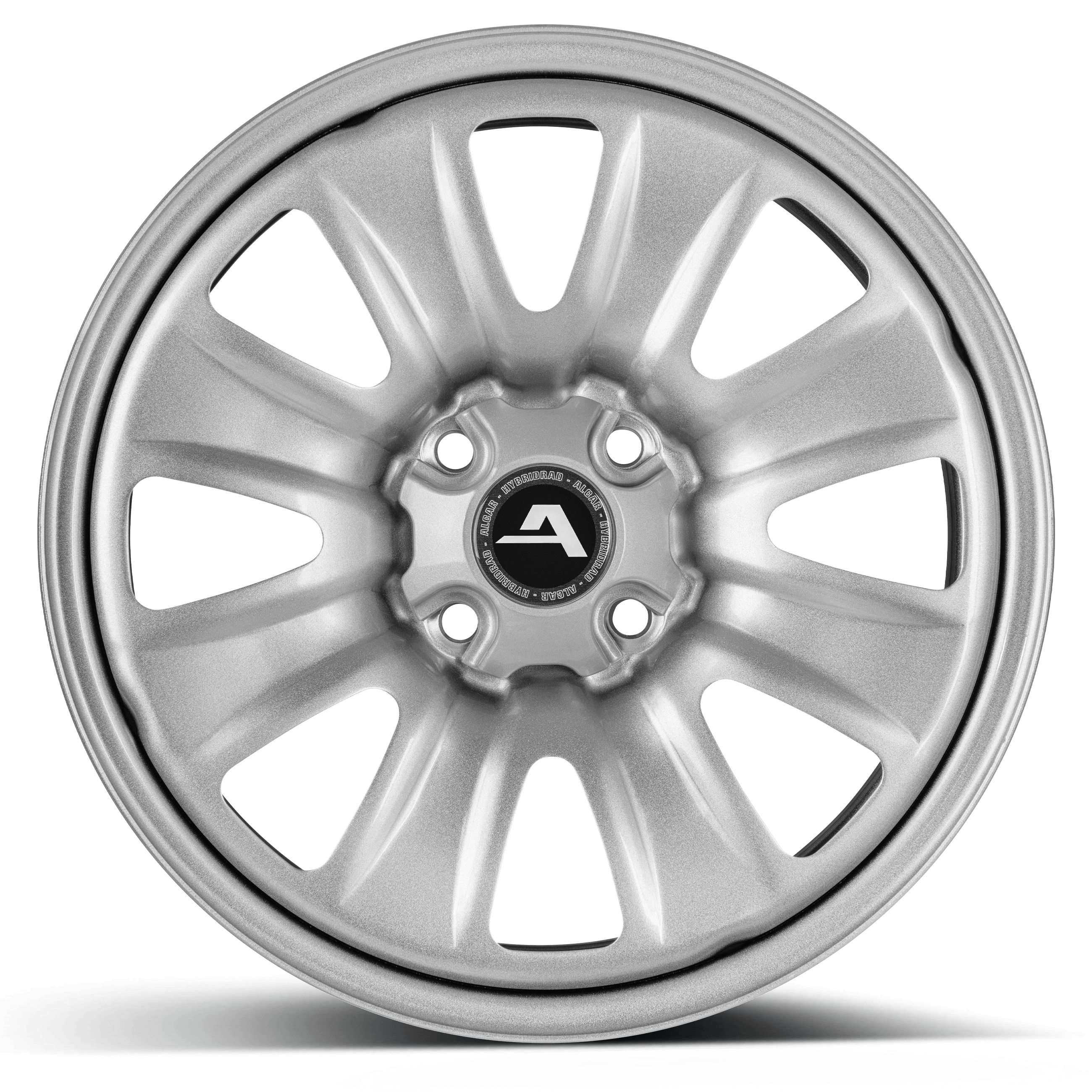 ALCAR hybrid wheel 02 silver frontal