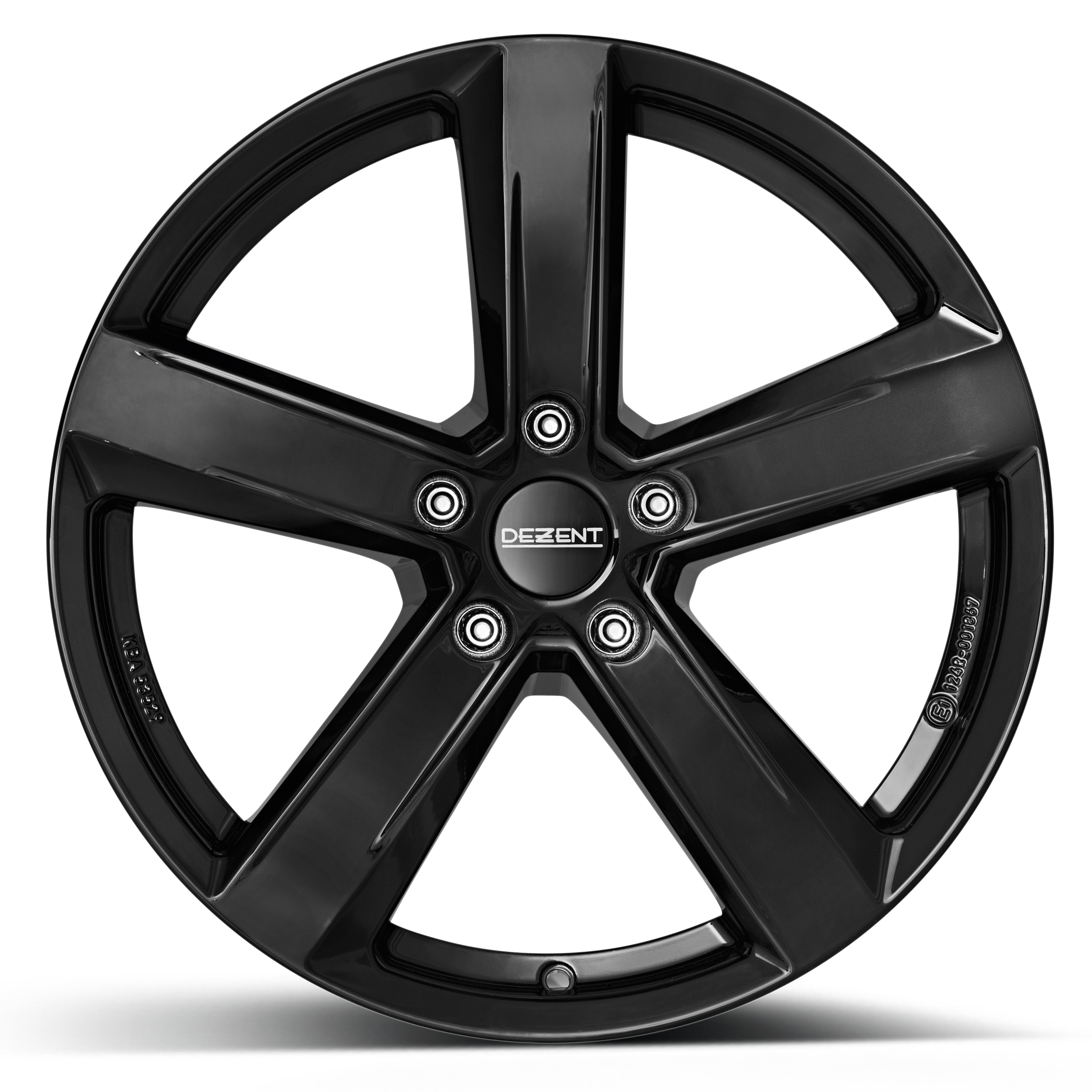 DEZENT TU black Alufelge Schatten Front