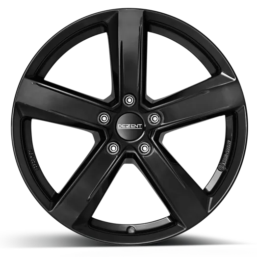 DEZENT TU black Alufelge Schatten Front