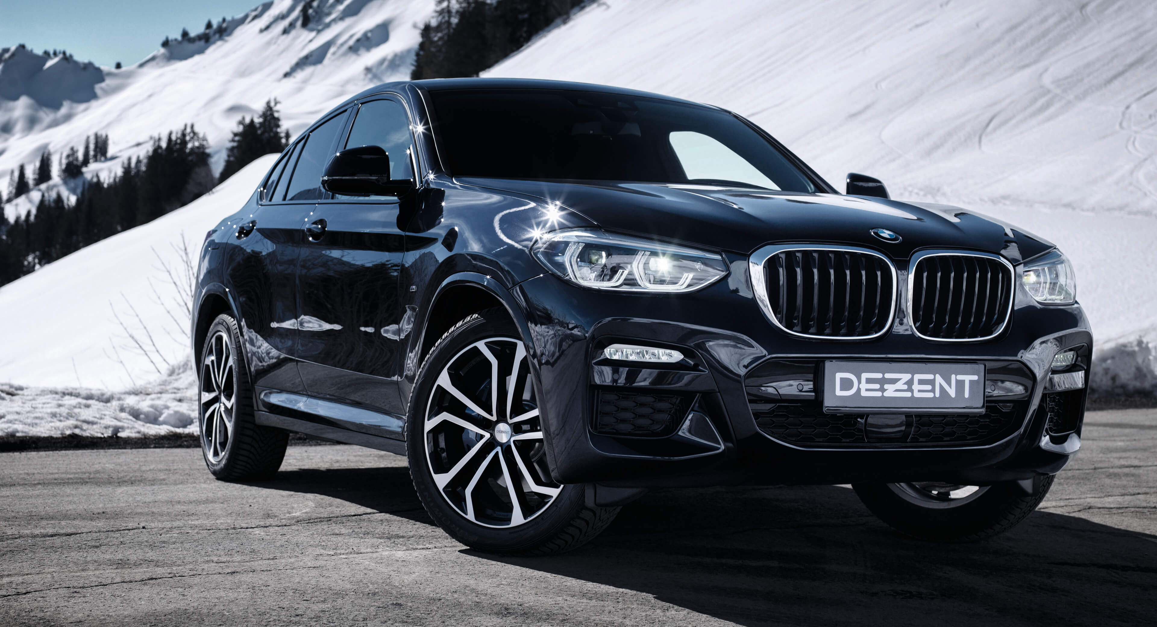 DEZENT TA dark BMW X4 Front