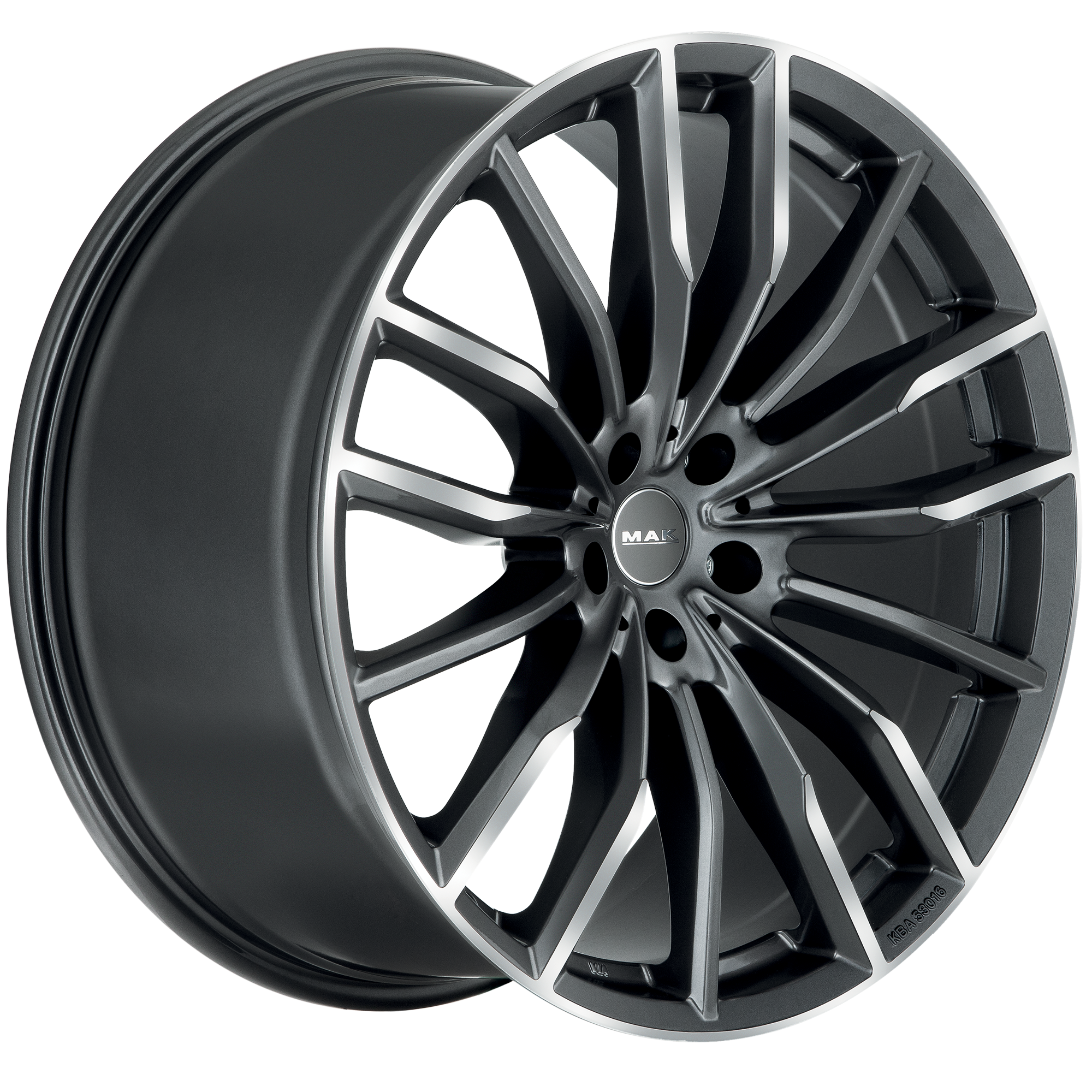 MAK Rapp D Gun Metallic Mirror 3 4