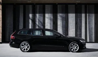 DEZENT TW silver Volvo V60 side