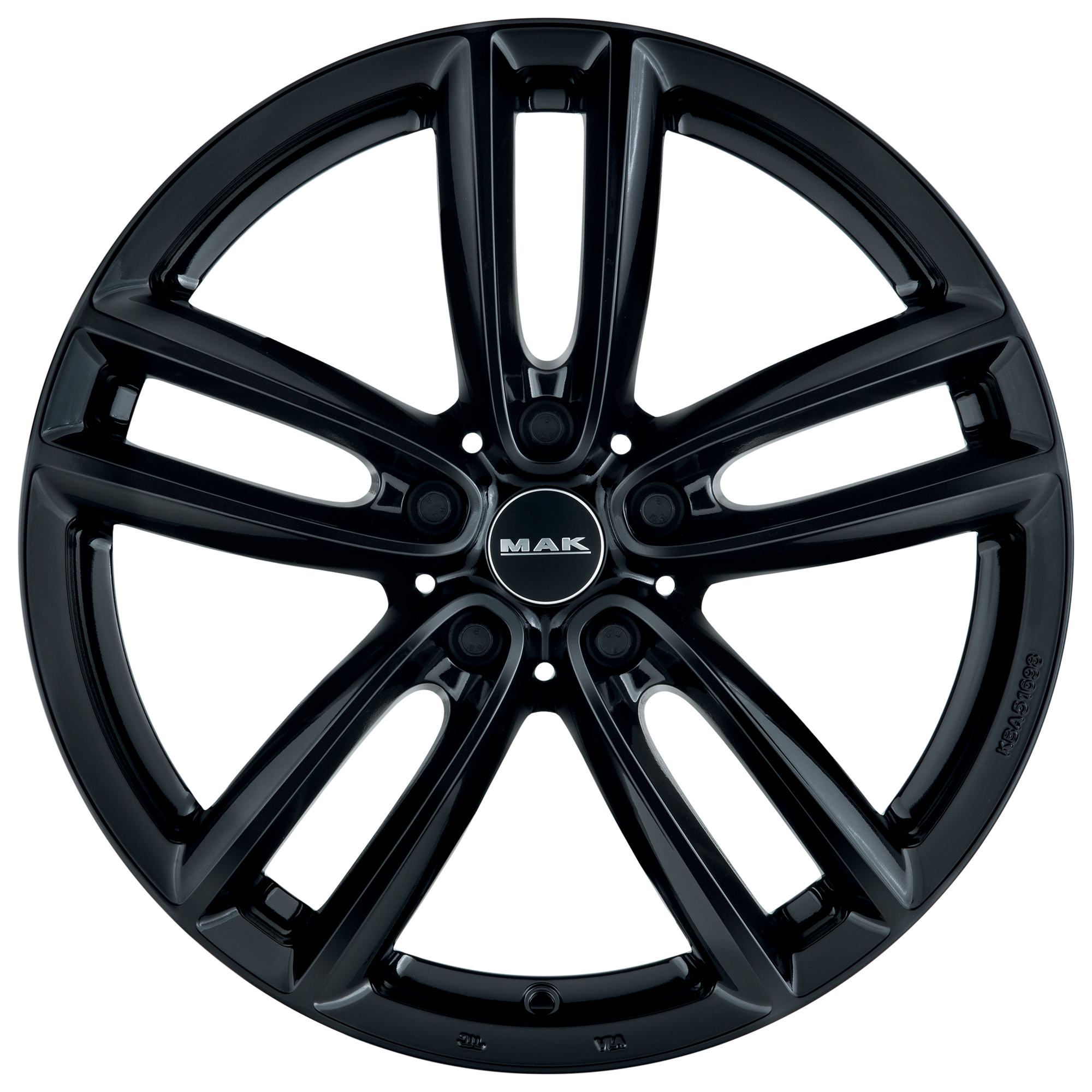 MAK Oxford Gloss Black Front