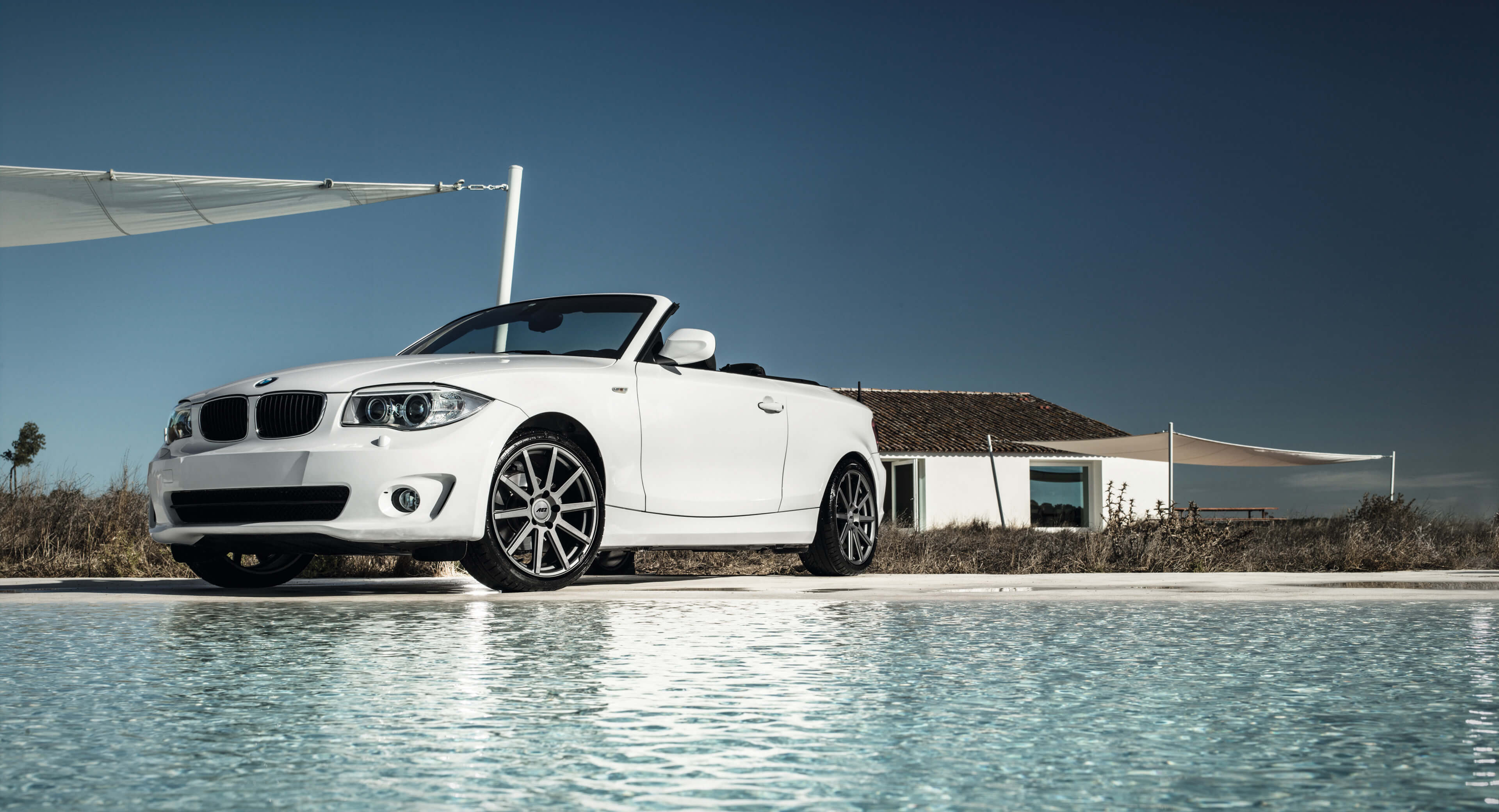 AEZ Straight dark alloy wheel graphite matte painting BMW 1