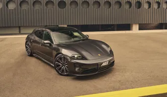 AEZ Alaska dark Porsche Taycan GTS Front Sommer