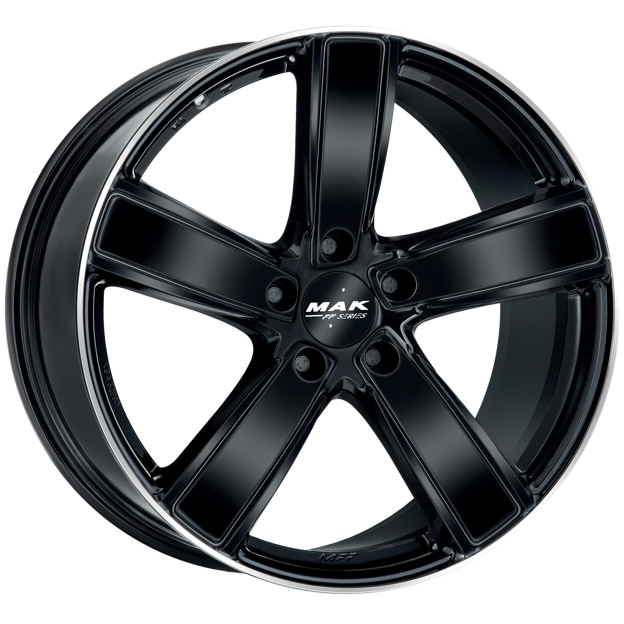 MAK Turismo FF D Gloss Black Mirror Ring Ant