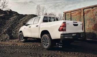 DEZENT KC dark Toyota Hilux rear