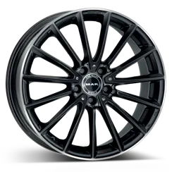 Komet Gloss Black Metal Ring