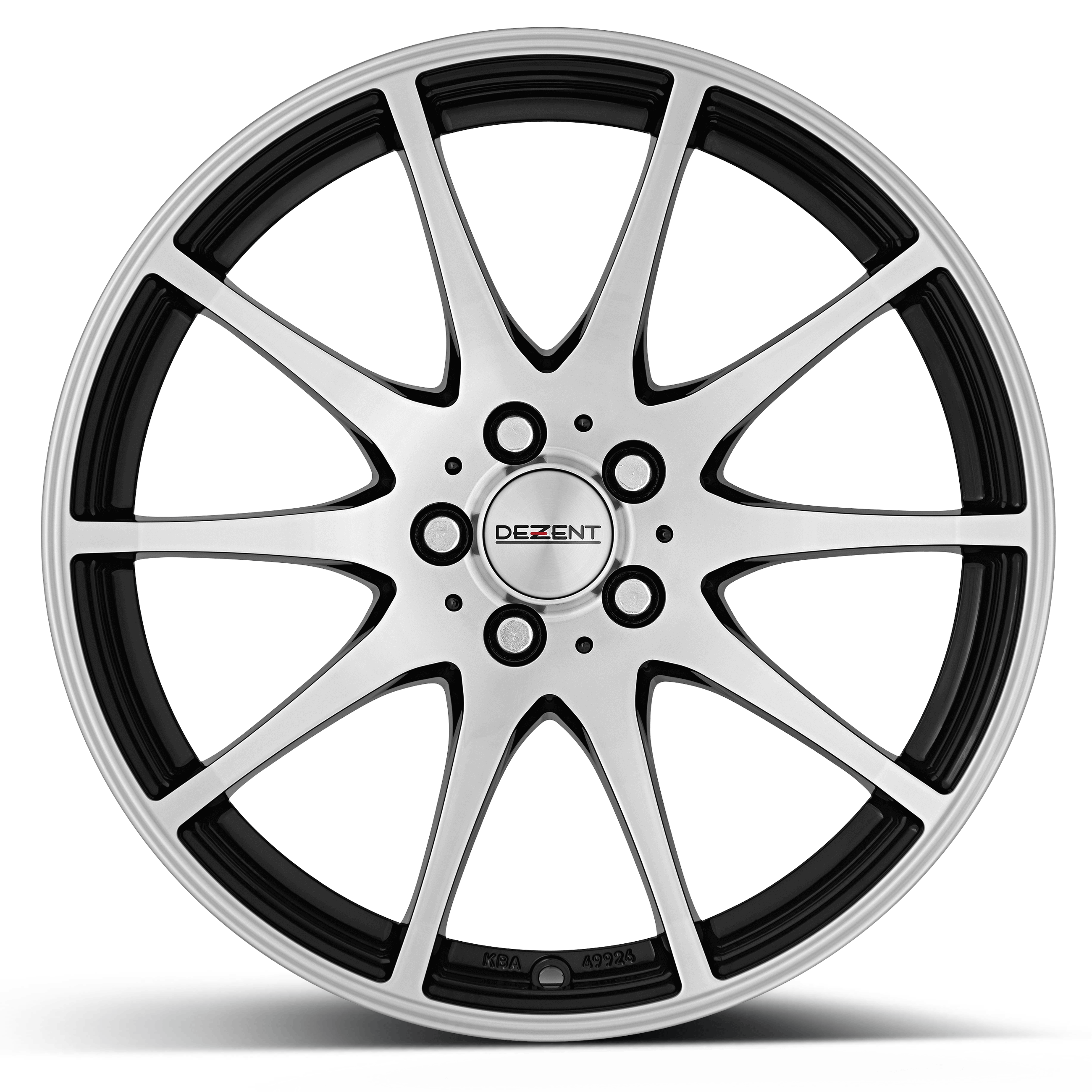 DEZENT TI dark alloy wheel front ECE ABE