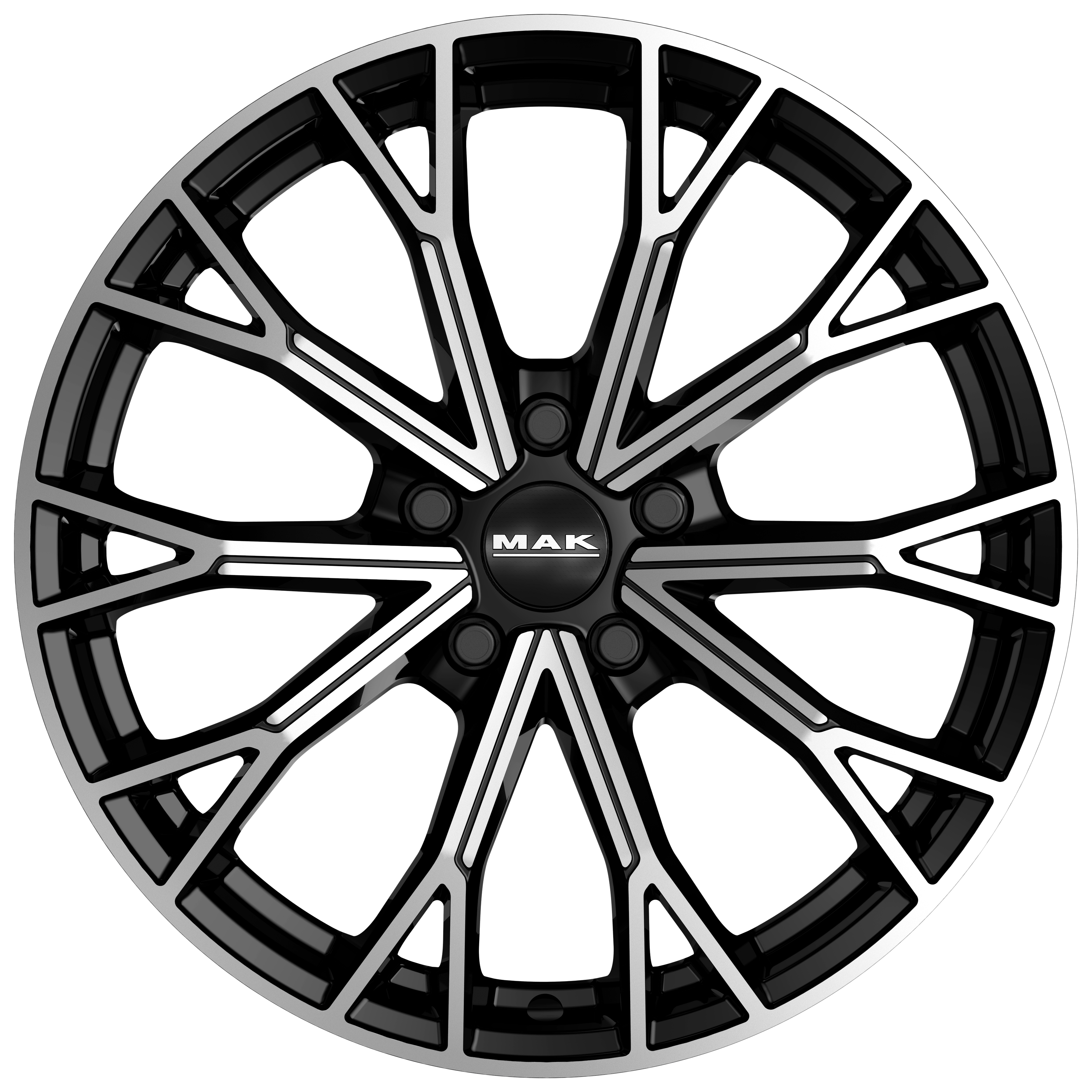 MAK Asphalt Black Mirror Front