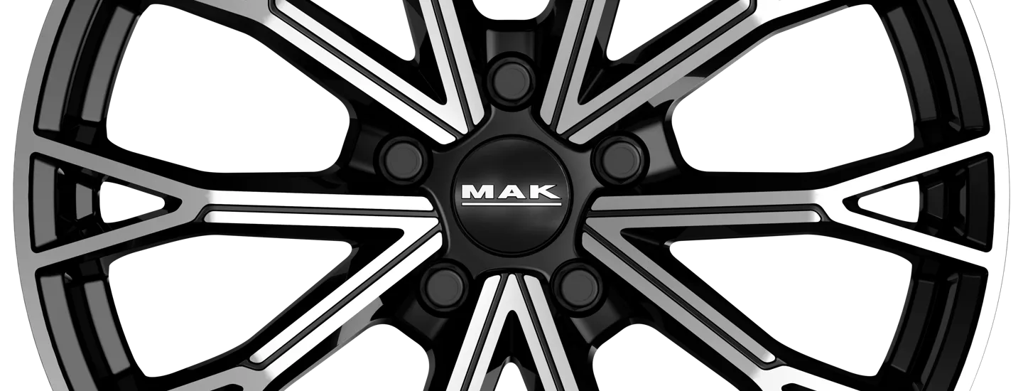 MAK Asphalt Black Mirror Front