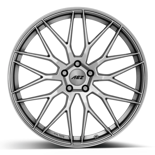 AEZ Crest front view cross-spoke alloy wheel