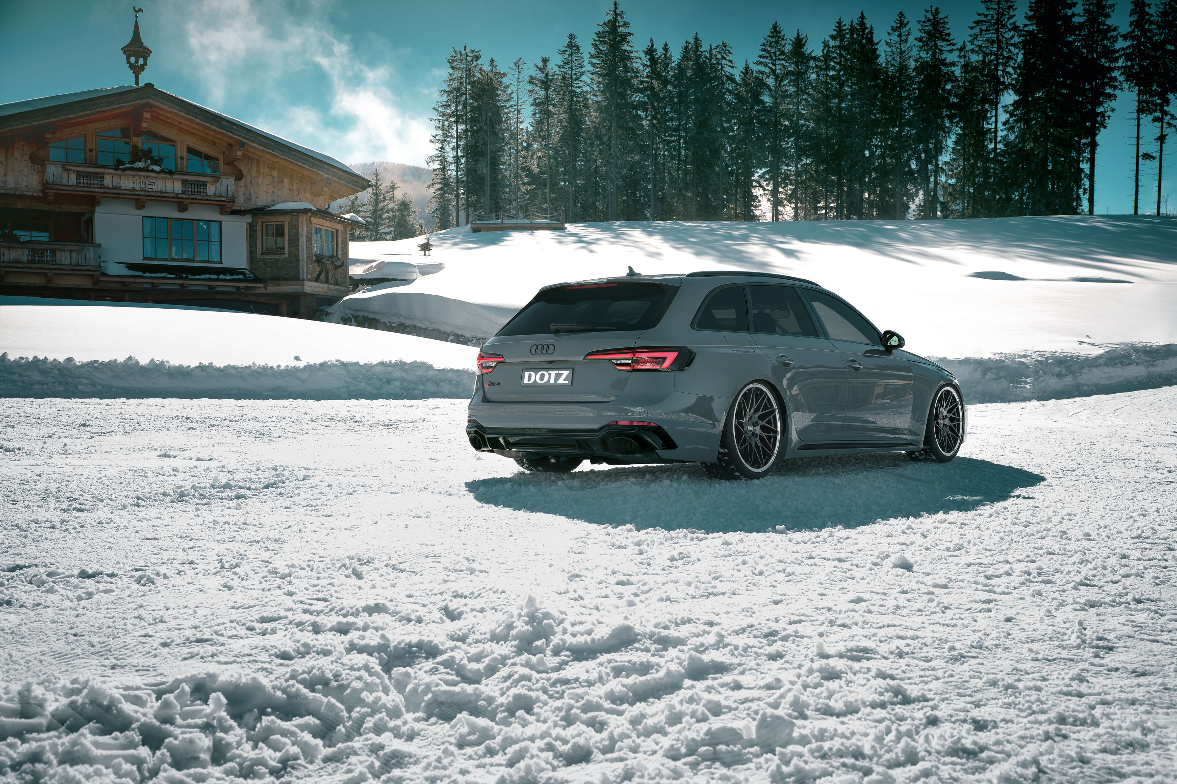 DOTZ Tanaka dark Audi RS4 rear