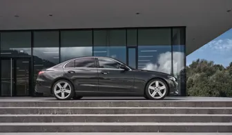 DEZENT KG silver Mercedes C-class side