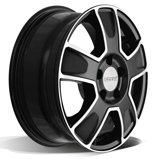 DEZENT Van dark alloy wheel extreme side