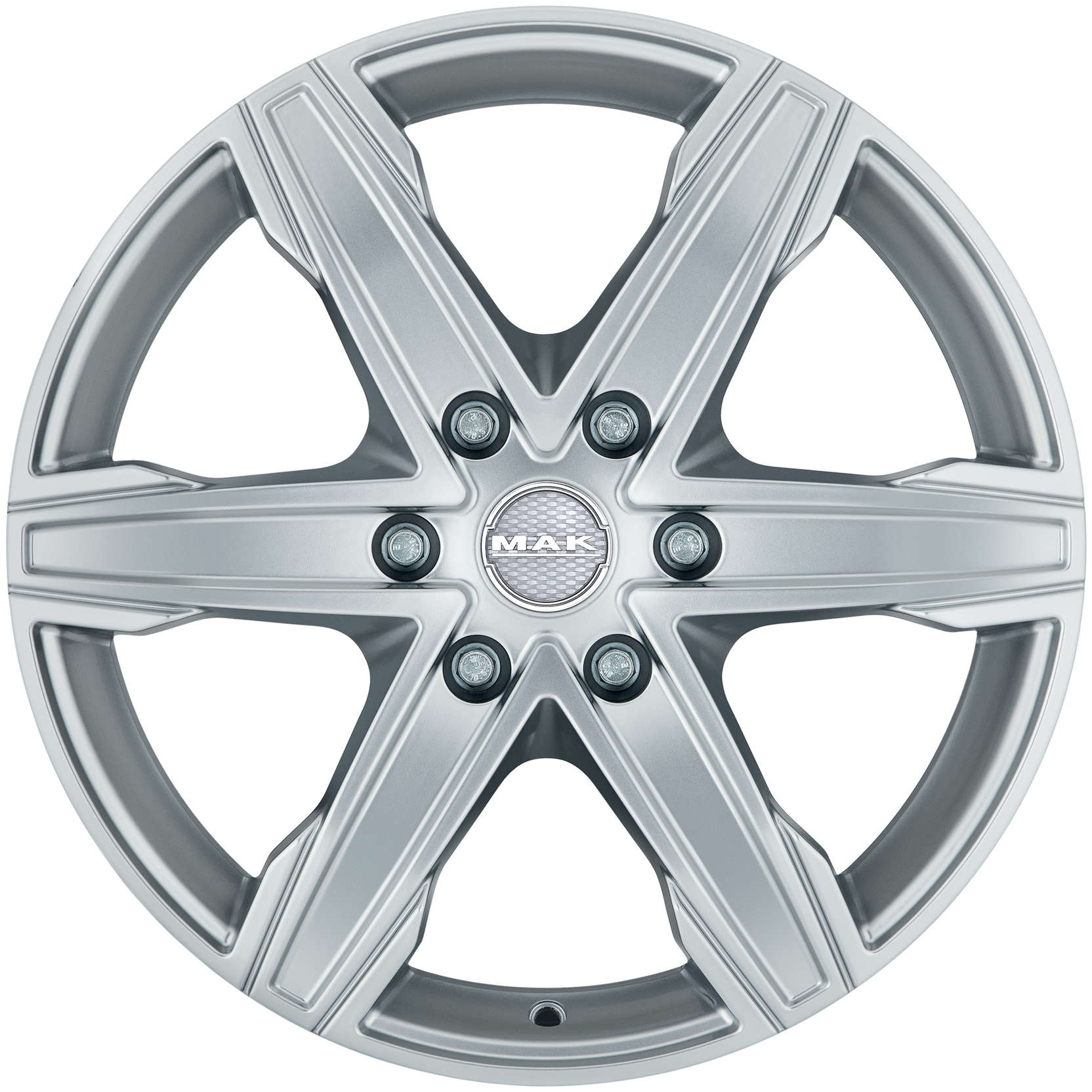 MAK King 6 Silver Front