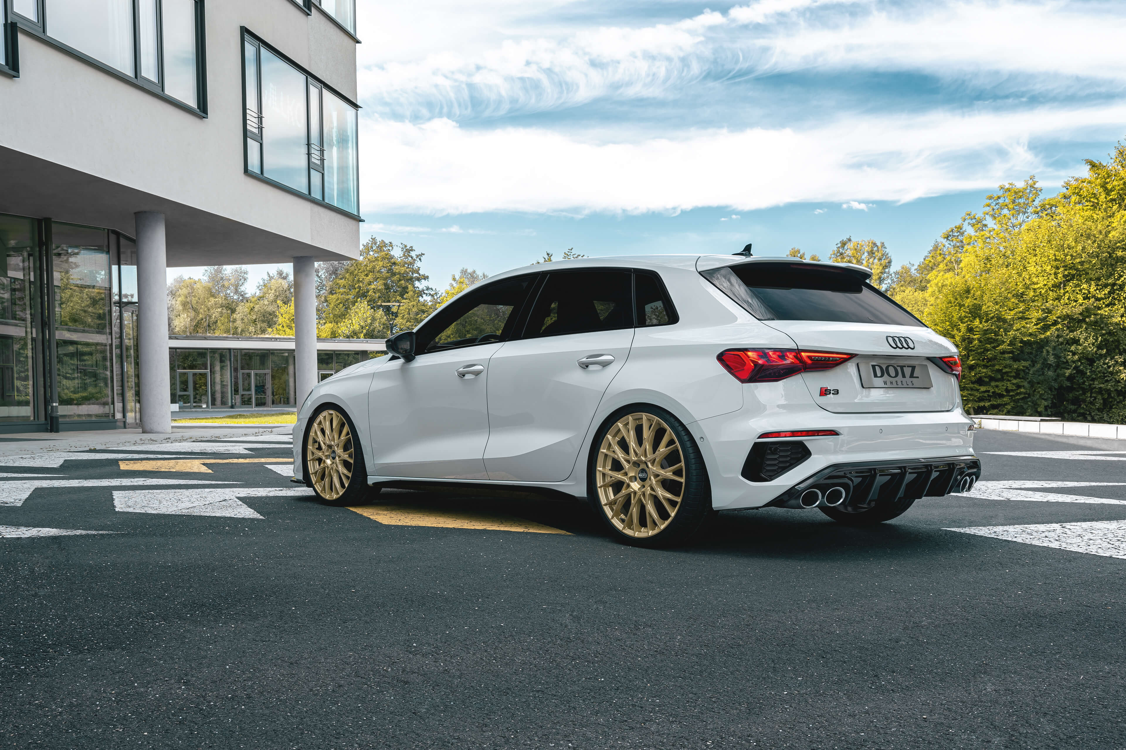 DOTZ Fuji gold Audi S3 rear