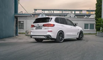 DOTZ LongBeach black BMW X5 Heck