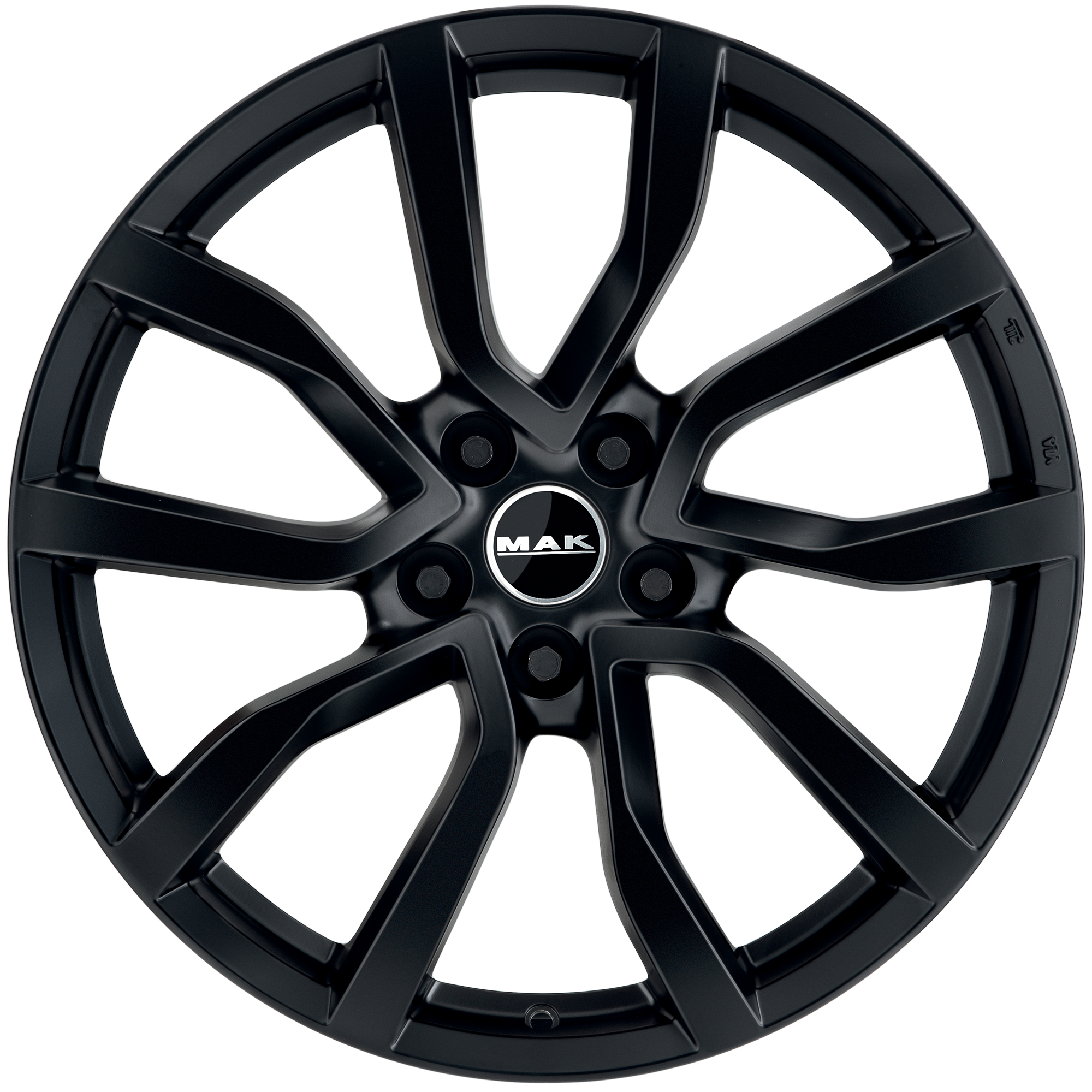 MAK Midlands Matt Black Front