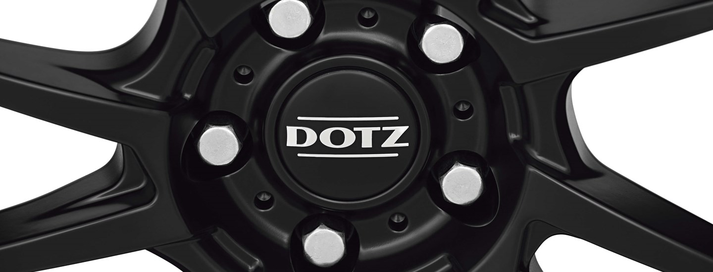 DOTZ Kendo dark alloy wheel black centre cap
