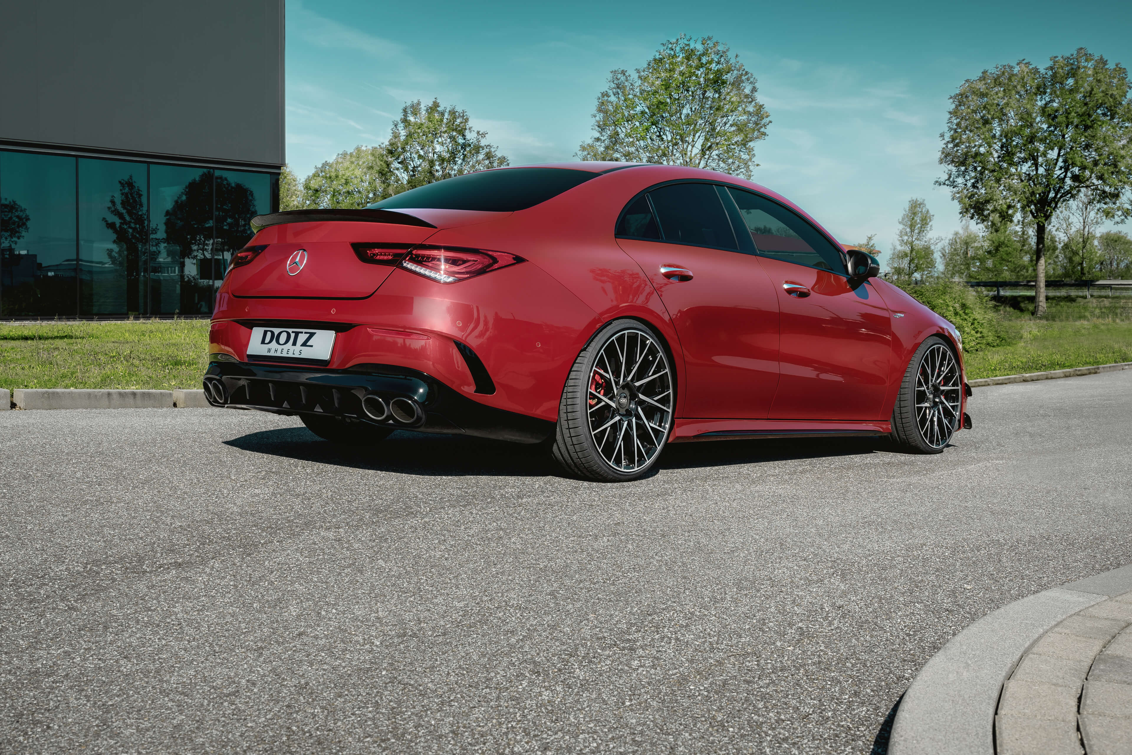 DOTZ Fuji dark Mercedes CLA 45 rear