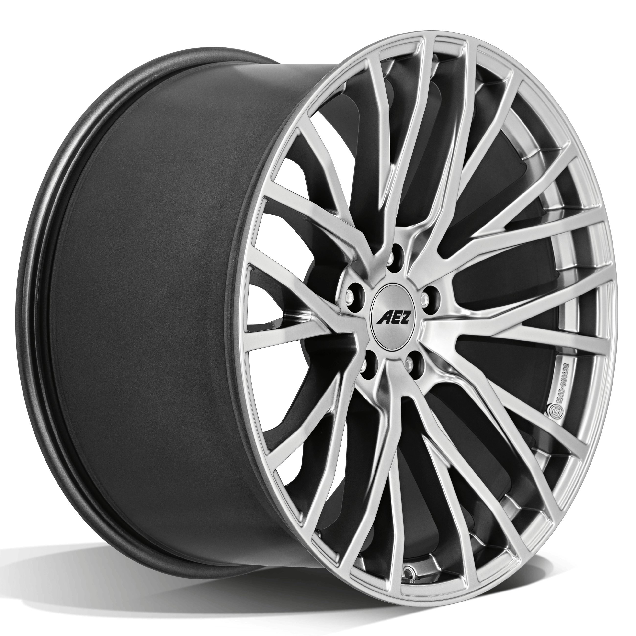 AEZ Panama high gloss BMW SUV alloy rim extreme side view