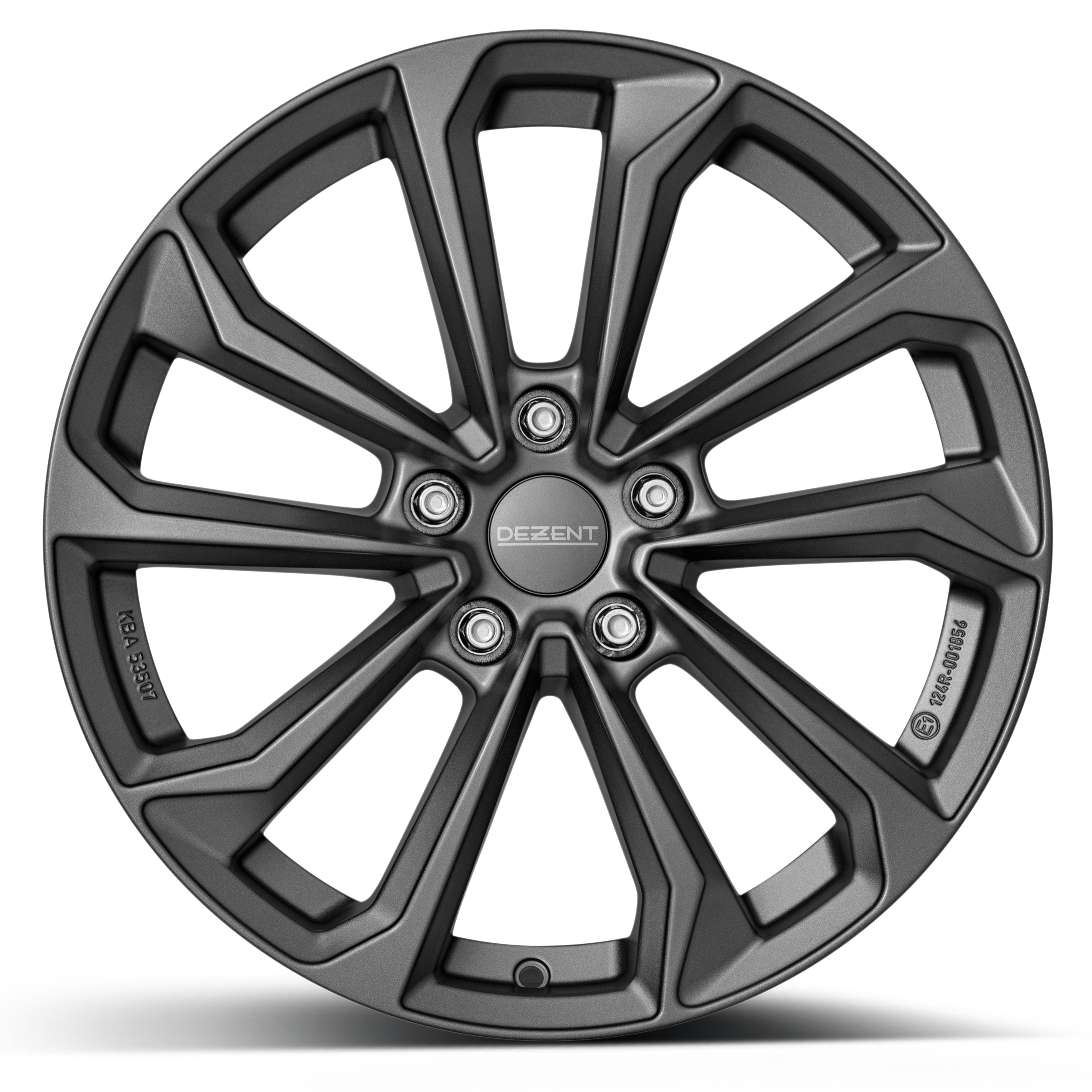 ALCAR RADDARSTELLUNGEN 2600X2600px 2022 DEZENT KS GRAPHITE FRONTAL