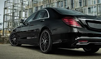 AEZ Crest dark Mercedes S-class ALCAR black rear axle