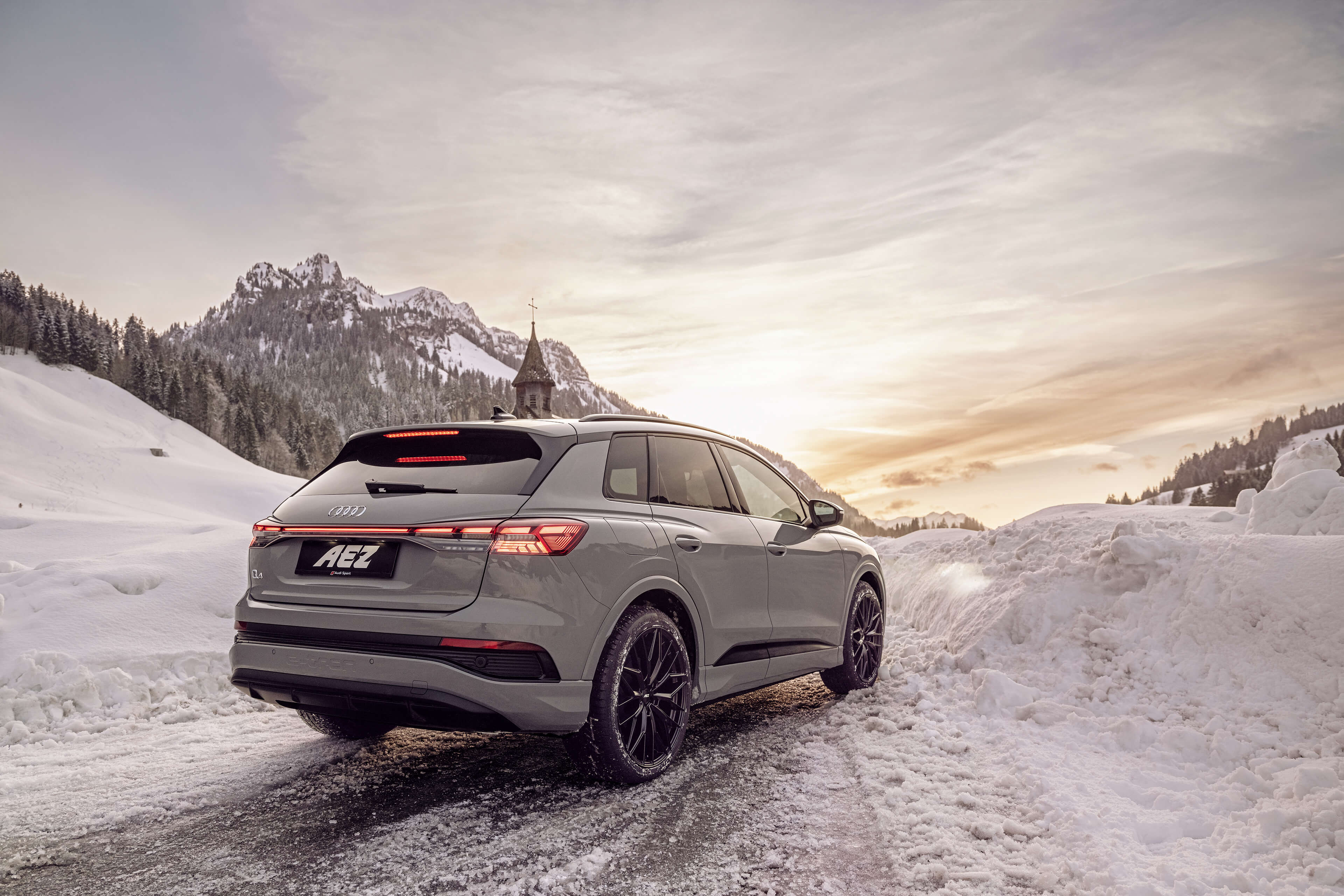 AEZ Porto black Audi Q4 e-tron rear