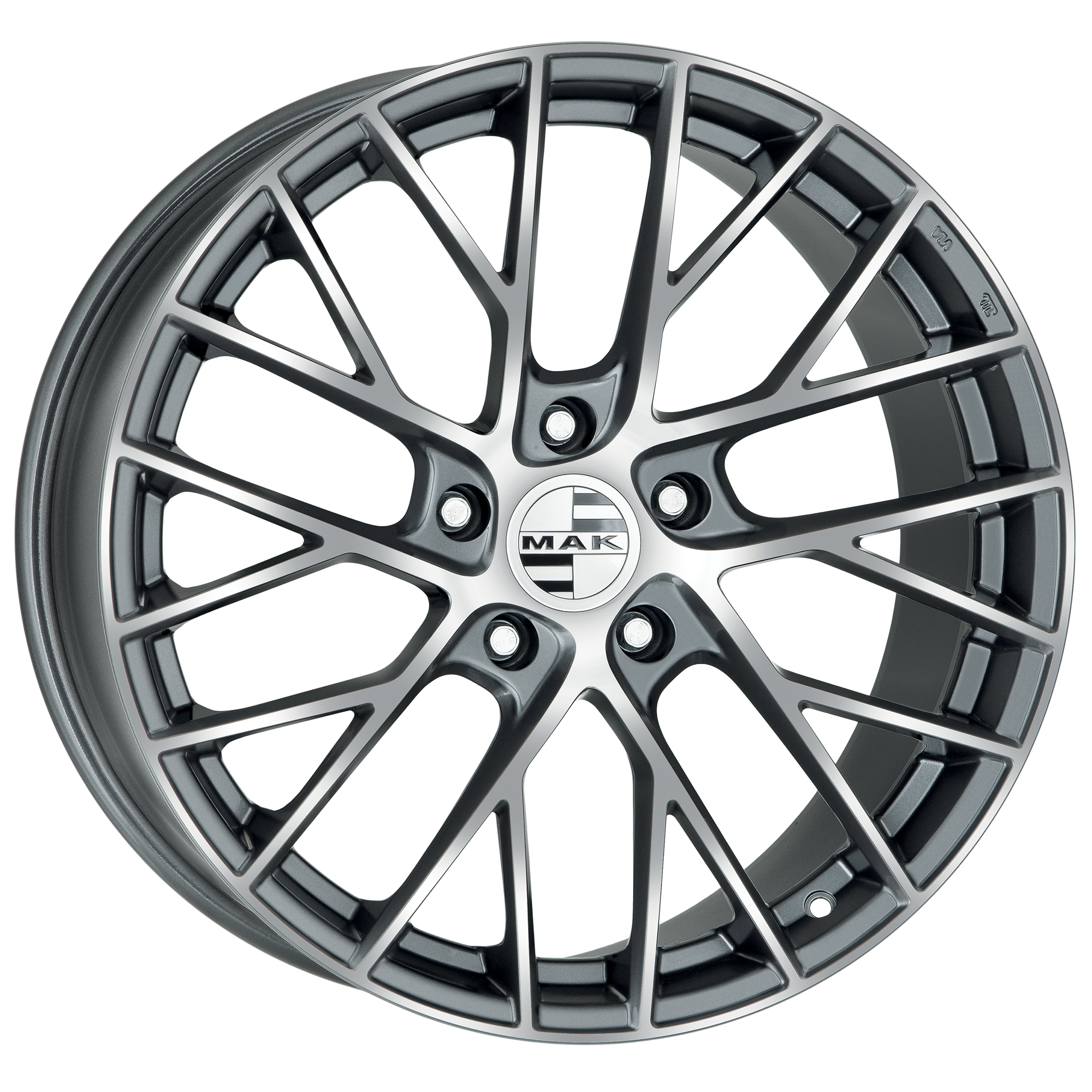 MAK Monaco Gun Metallic Mirror Ant