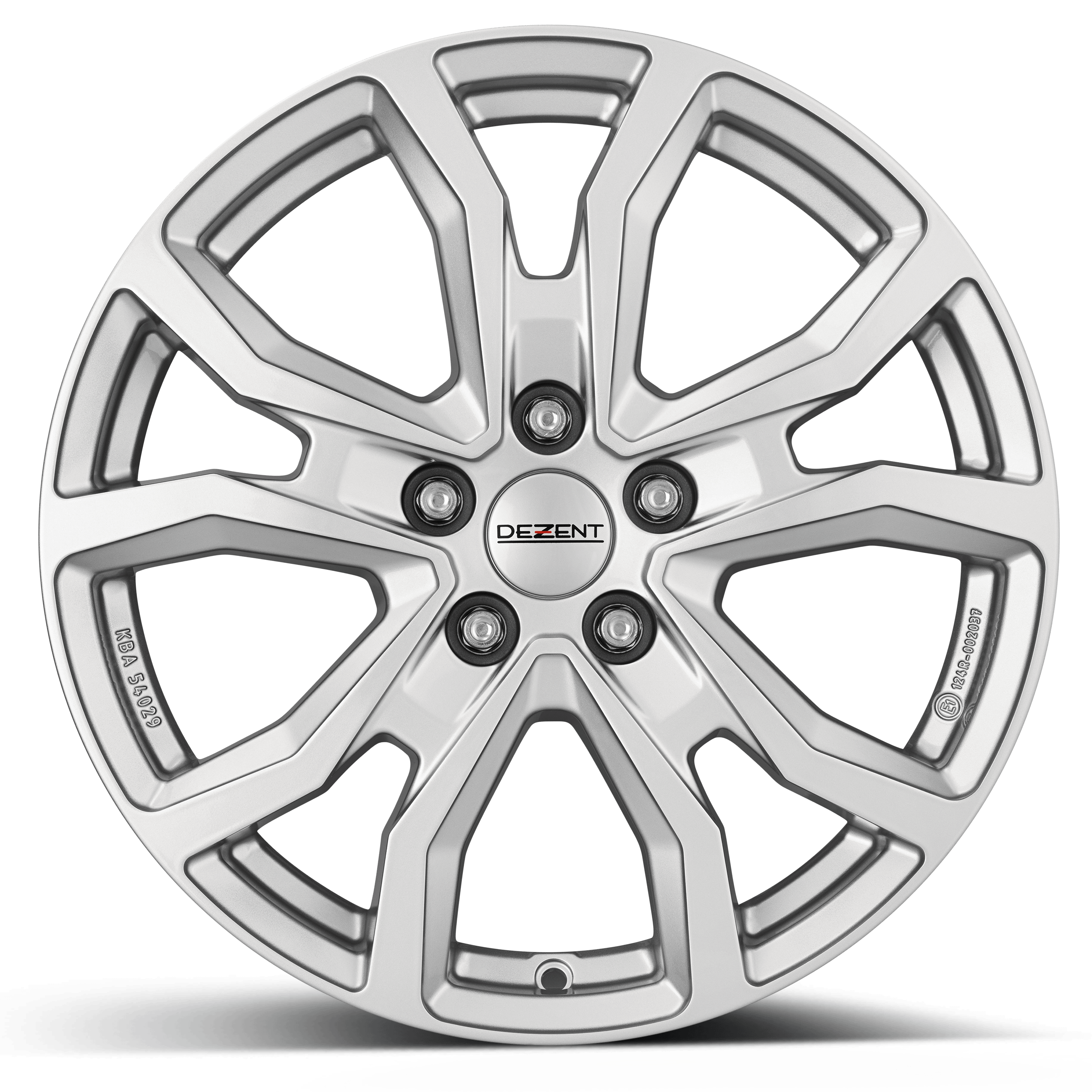 DEZENT TV silver Schatten Front