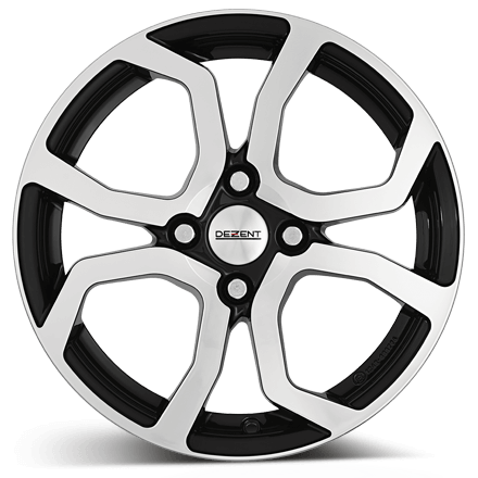 DEZENT TS dark alloy wheel front