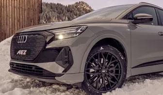 AEZ Porto black Audi Q4 e-tron front
