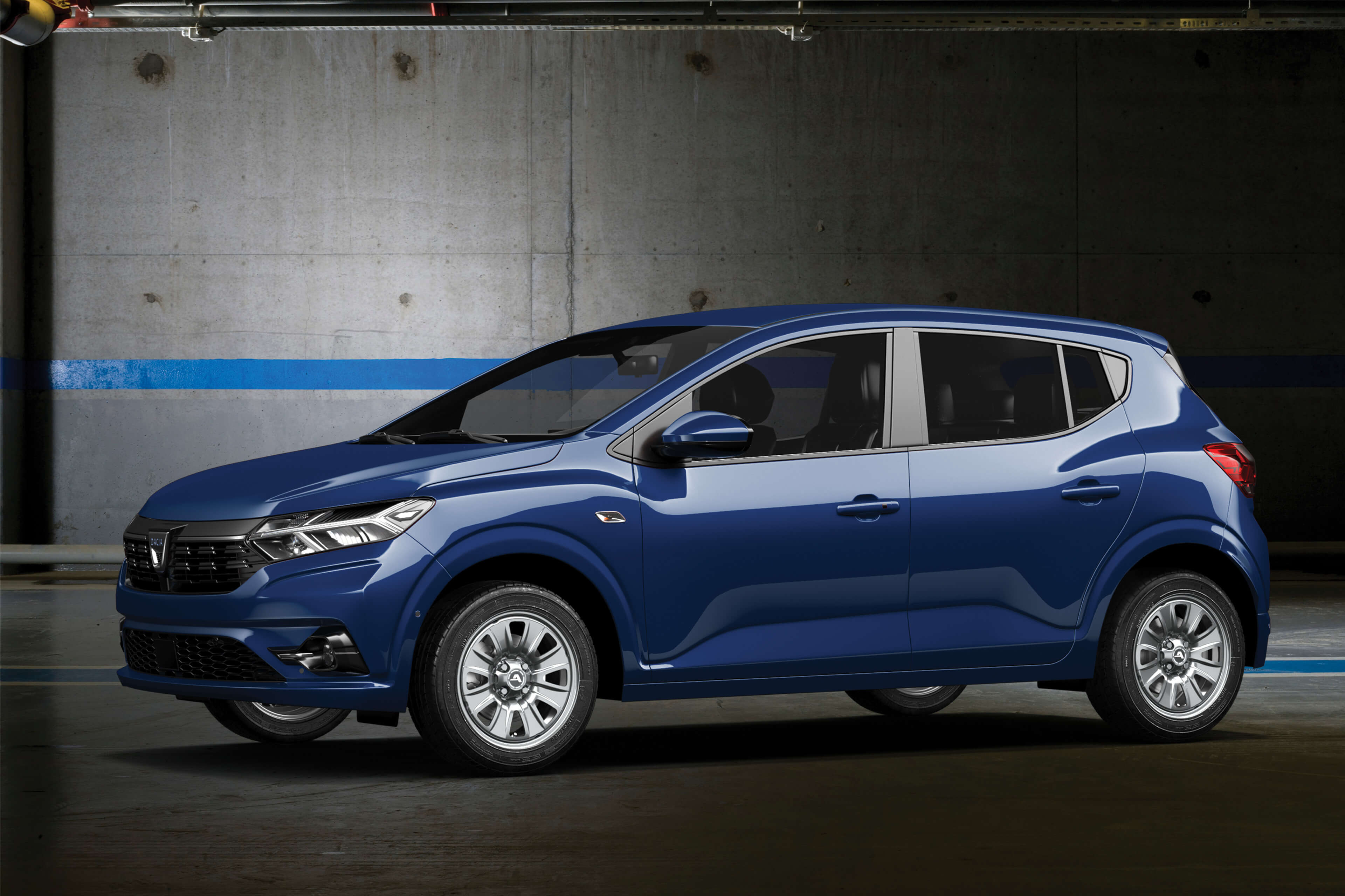 ALCAR Hybridrad 02 silver Dacia Sandero Heck