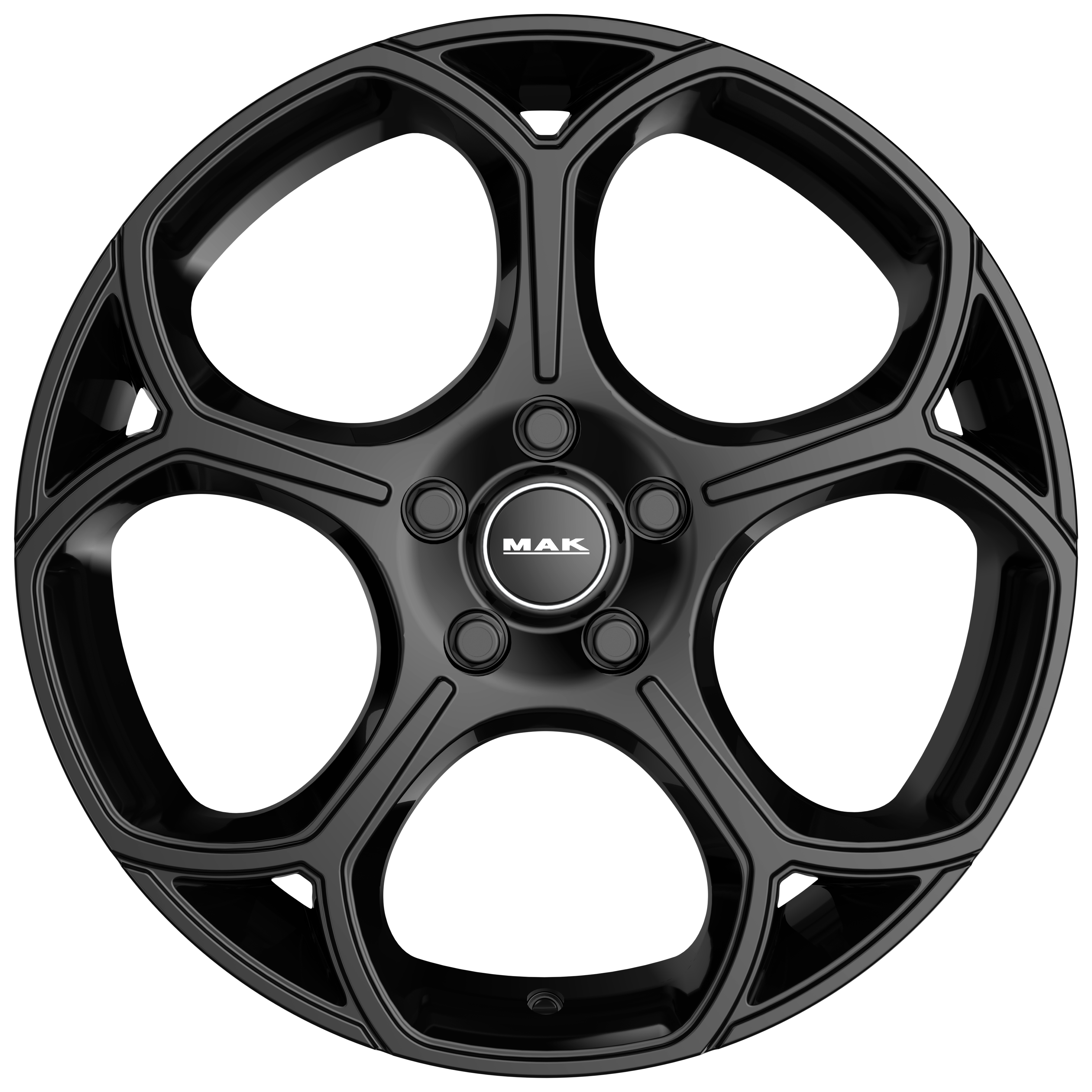 MAK Monza Gloss Black Front 5H