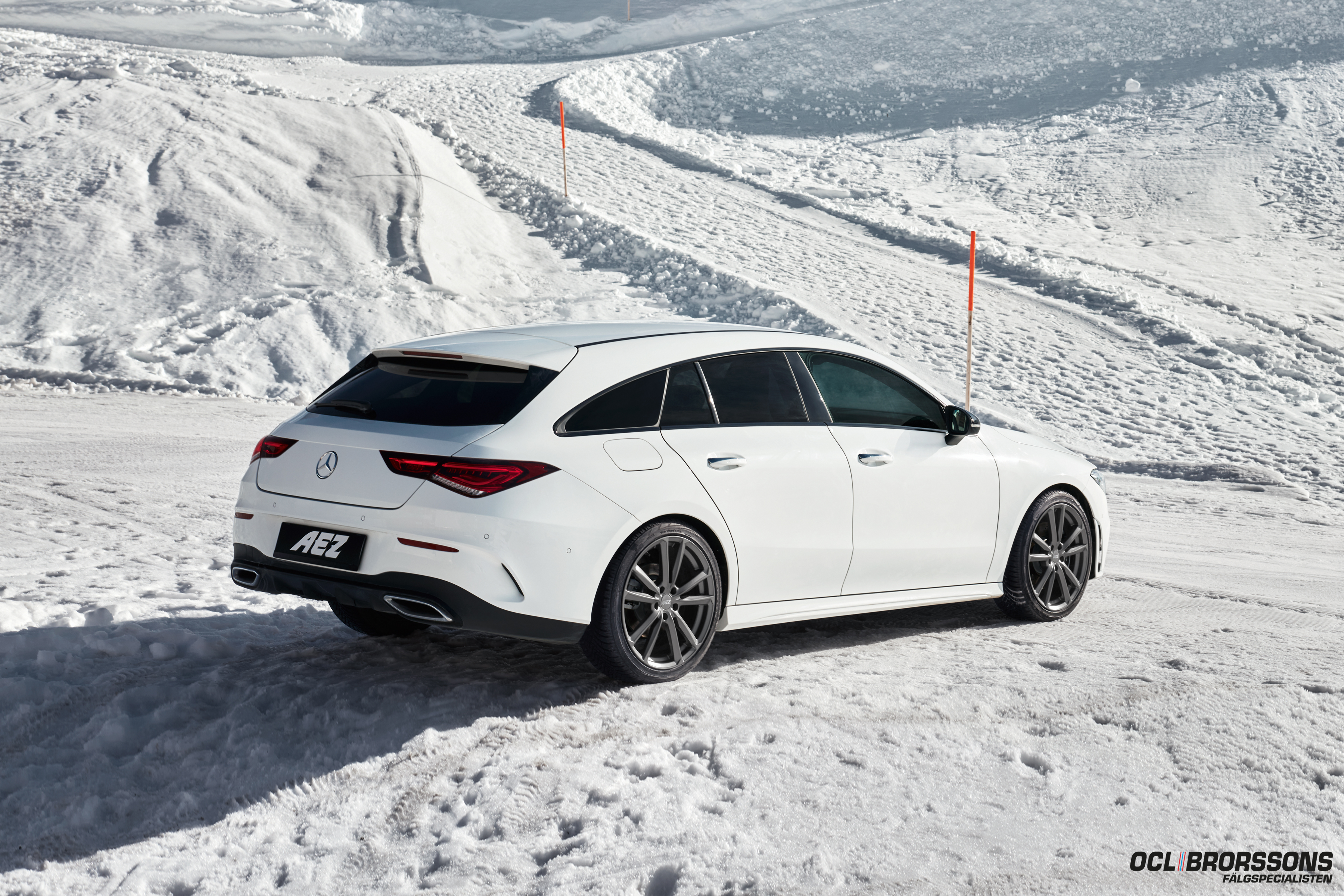Mercedes CLA Med AEZ Tioga Graphite Vinterfälgar Från OCL Brorssons 04