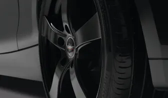 DEZENT RE dark alloy wheel 5-spoke-design