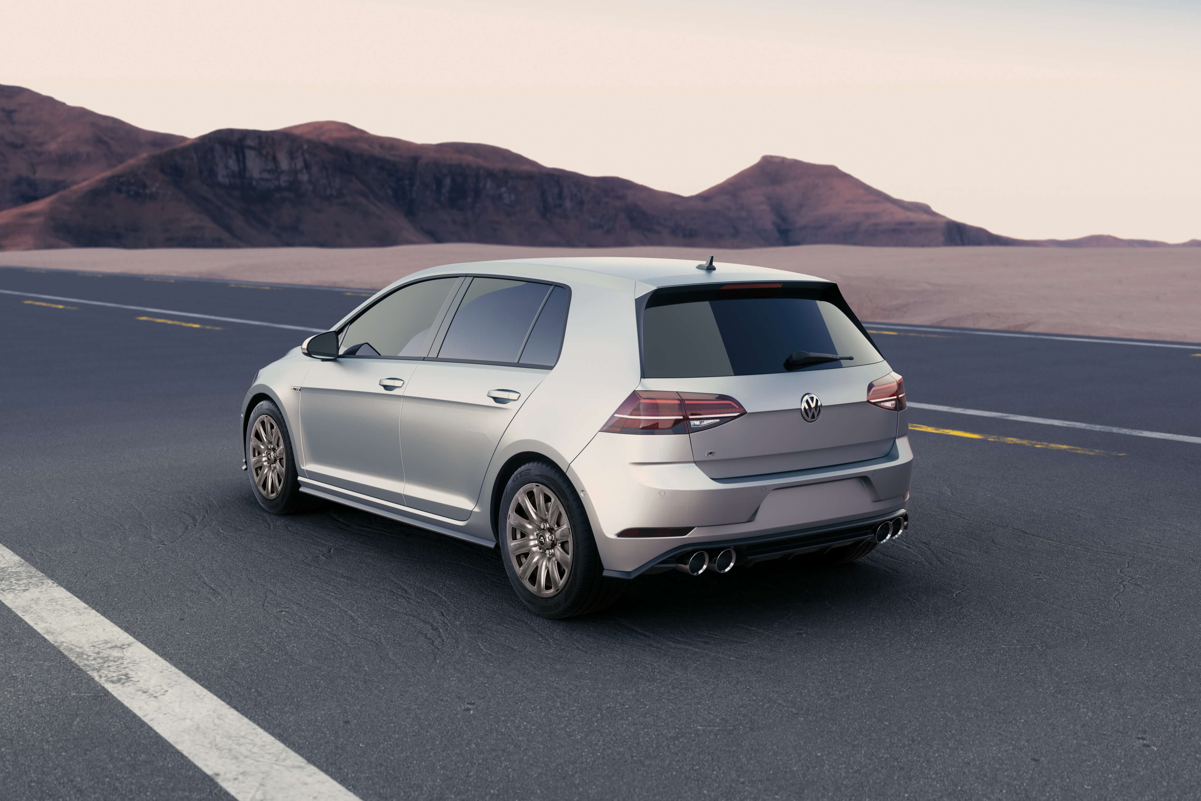 ALCAR hybrid wheel 06 grey VW Golf rear