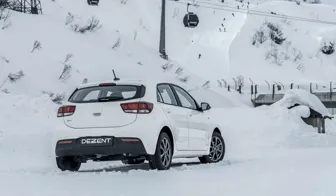 DEZENT KT graphite KIA Rio rear