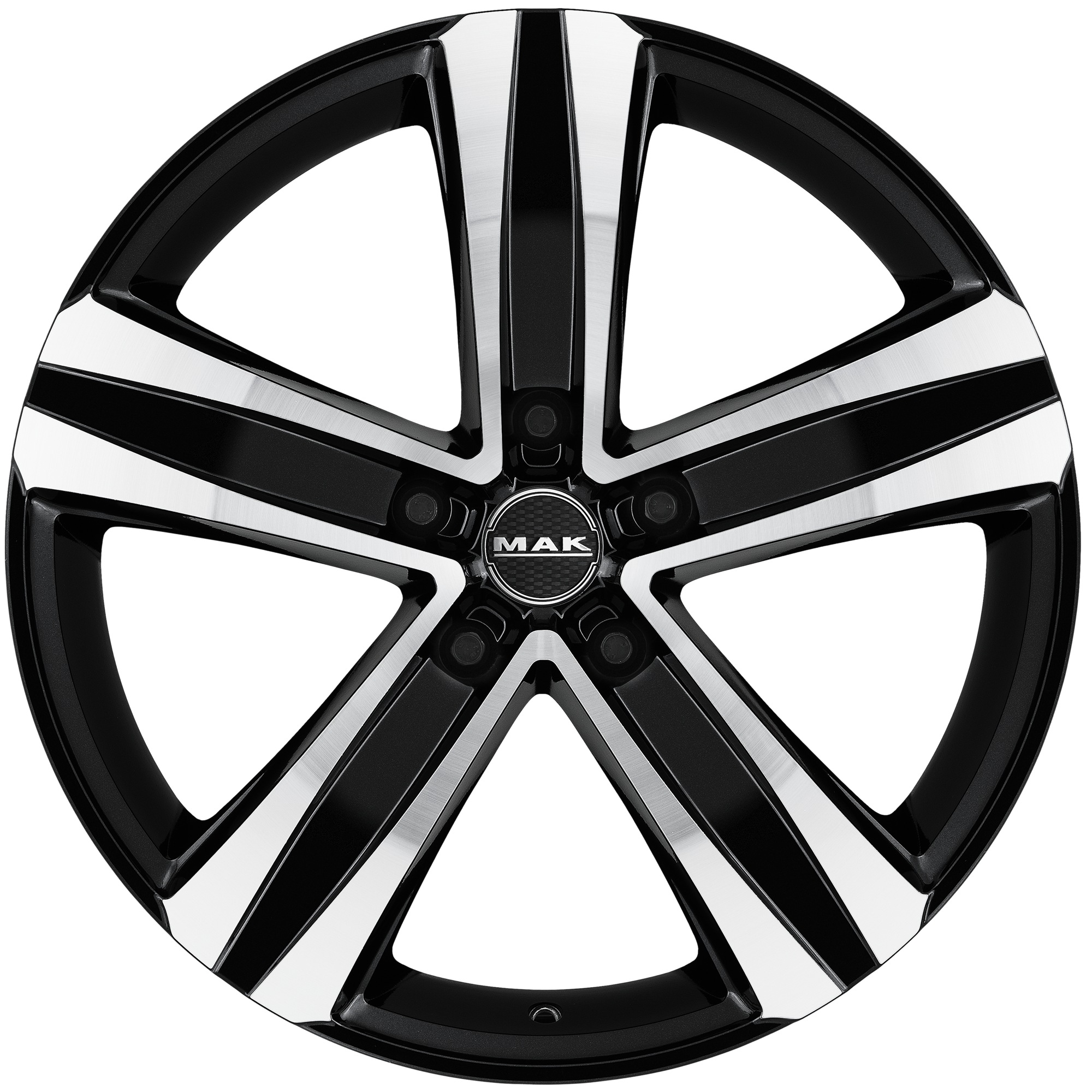 MAK Stone 5 Black Mirror Front