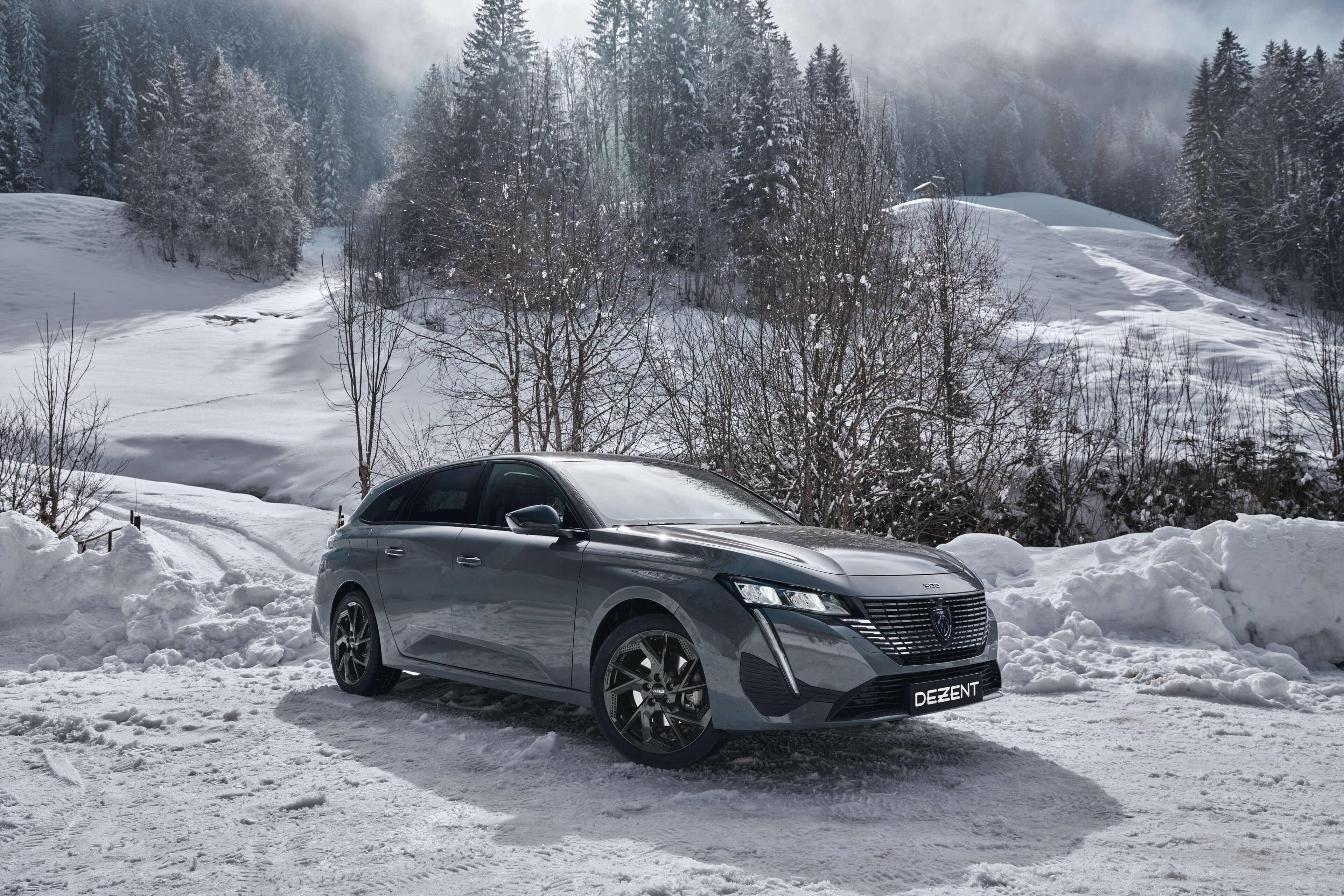 DEZENT AP black Peugeot 308 Front