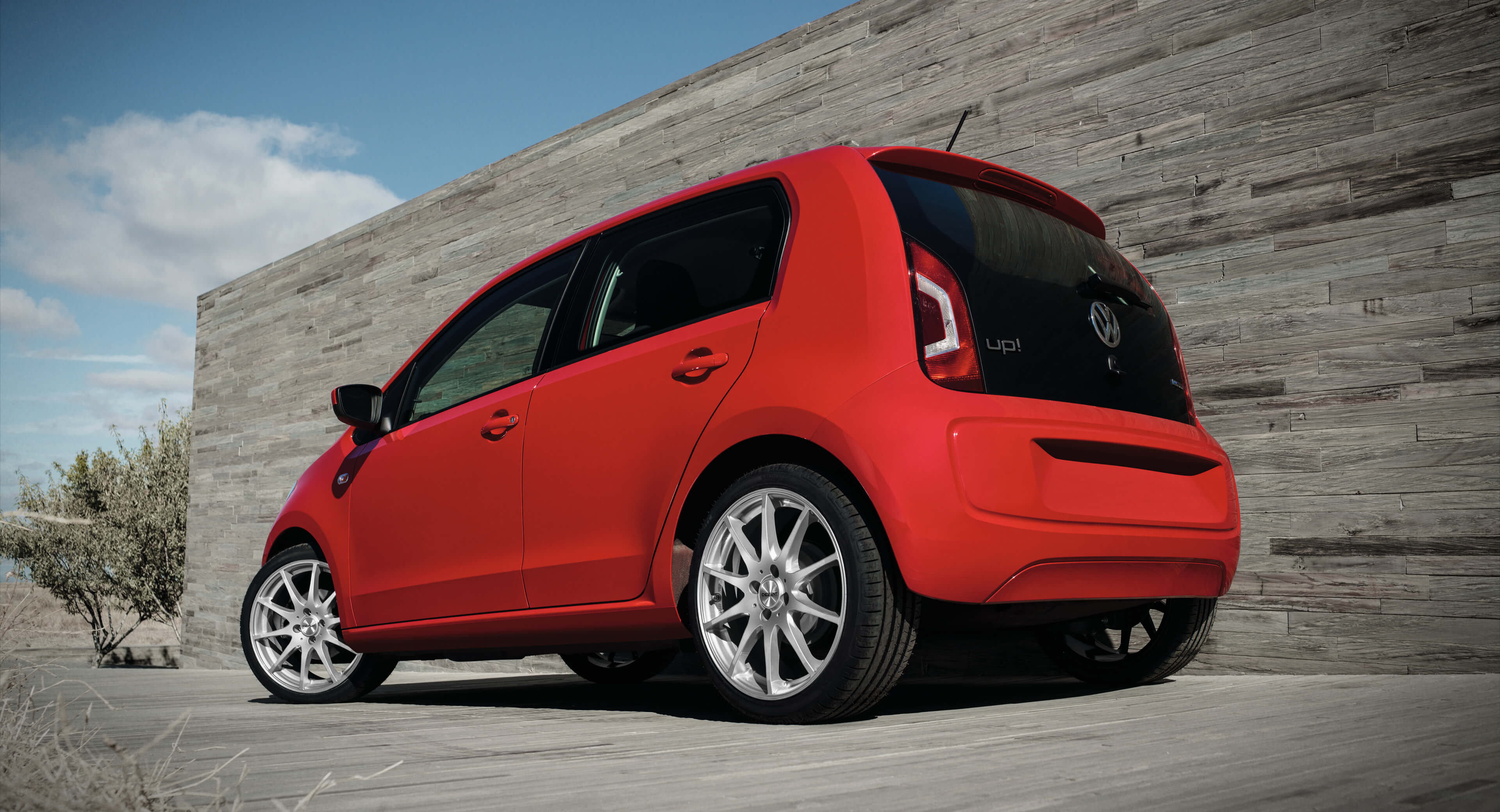 DEZENT TI silver alloy wheel Volkswagen Up! 