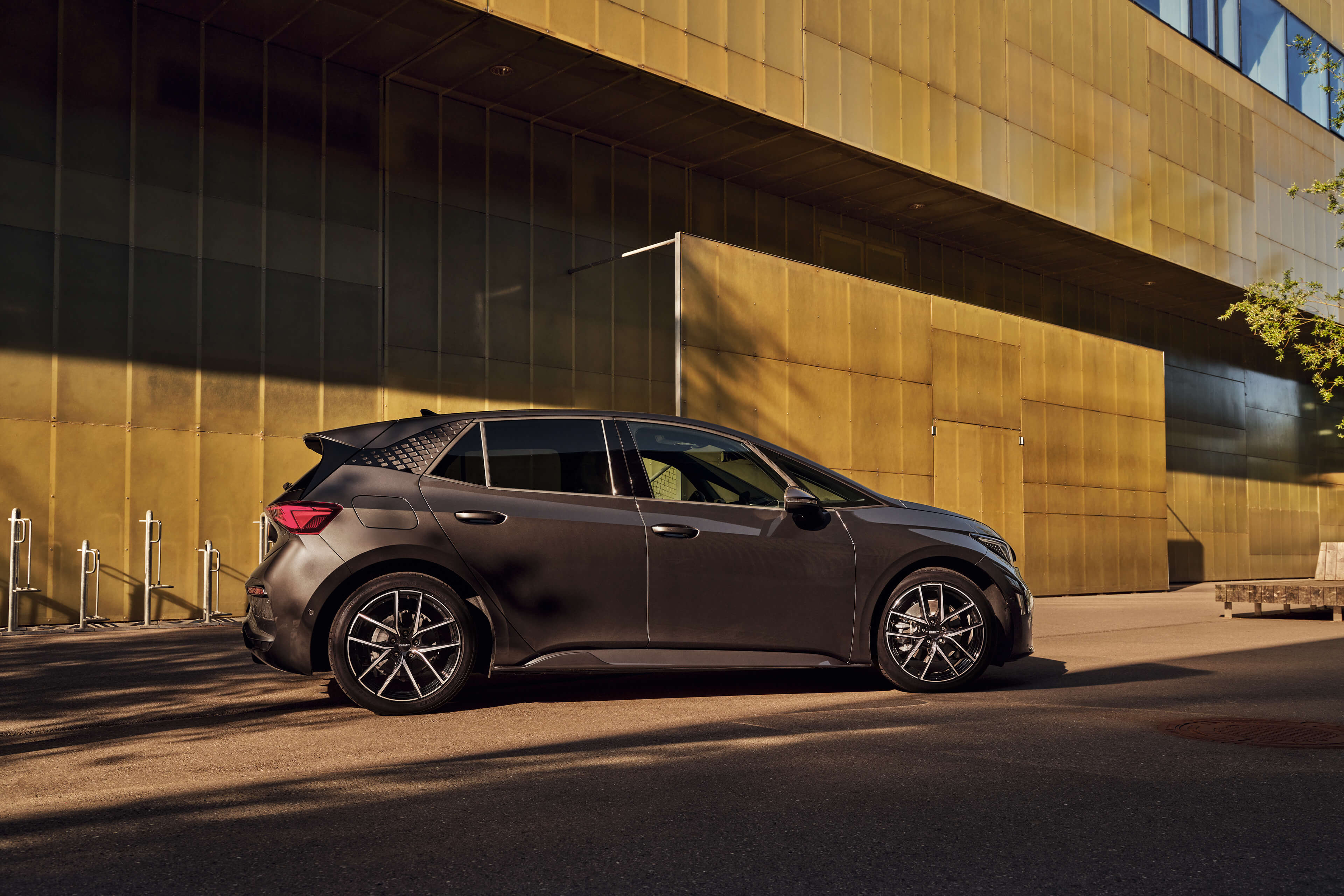 DEZENT TO dark Cupra Born Seite