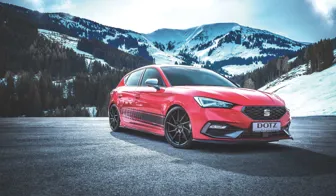 DOTZ Spa black Seat Leon frontal